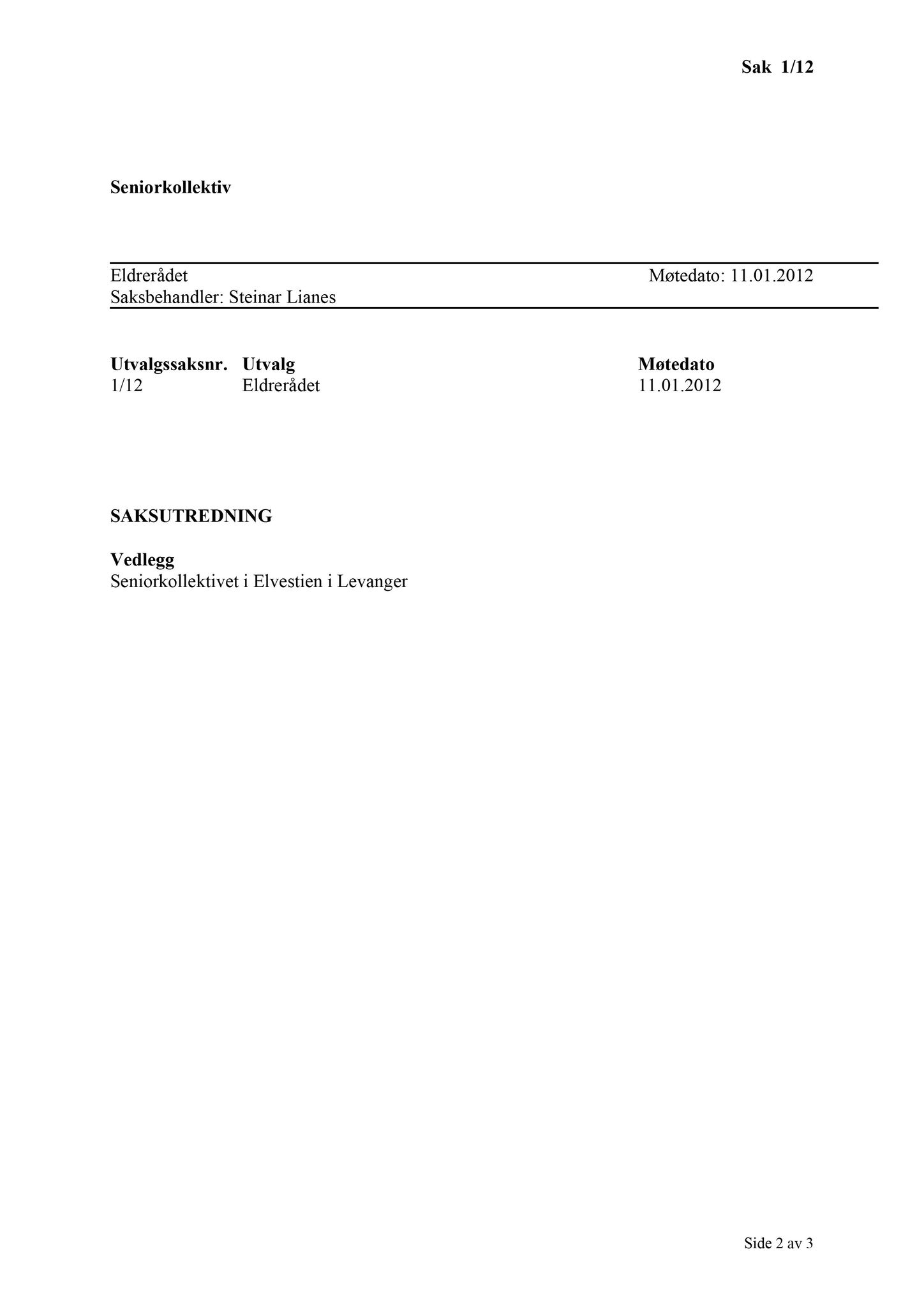 Klæbu Kommune, TRKO/KK/07-ER/L002: Eldrerådet - Møtedokumenter, 2012, s. 3