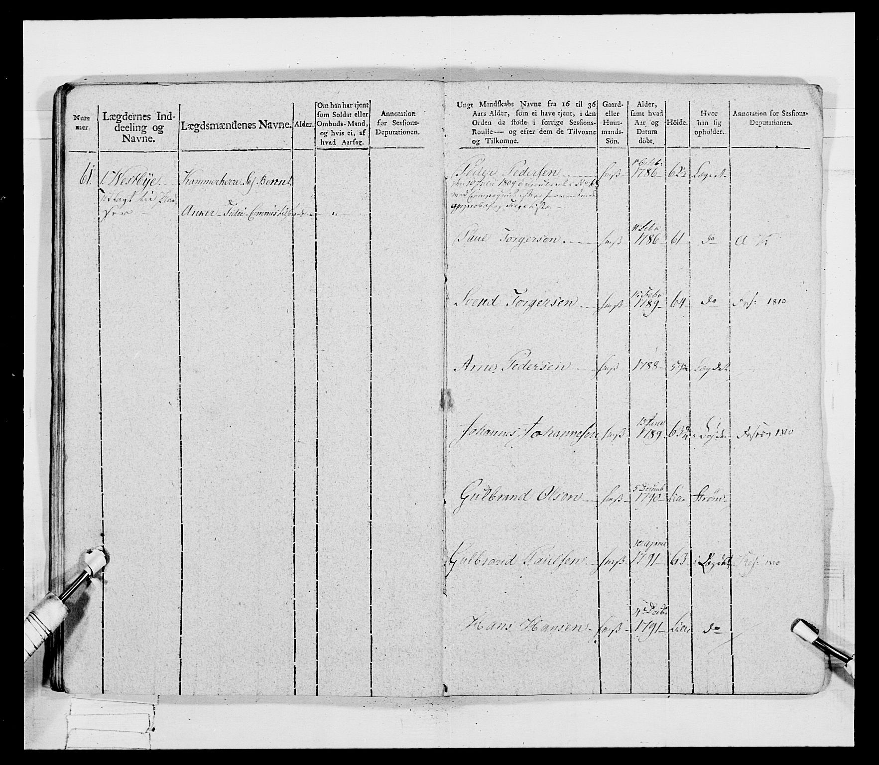 Generalitets- og kommissariatskollegiet, Det kongelige norske kommissariatskollegium, AV/RA-EA-5420/E/Eh/L0033: Nordafjelske gevorbne infanteriregiment, 1810, s. 31