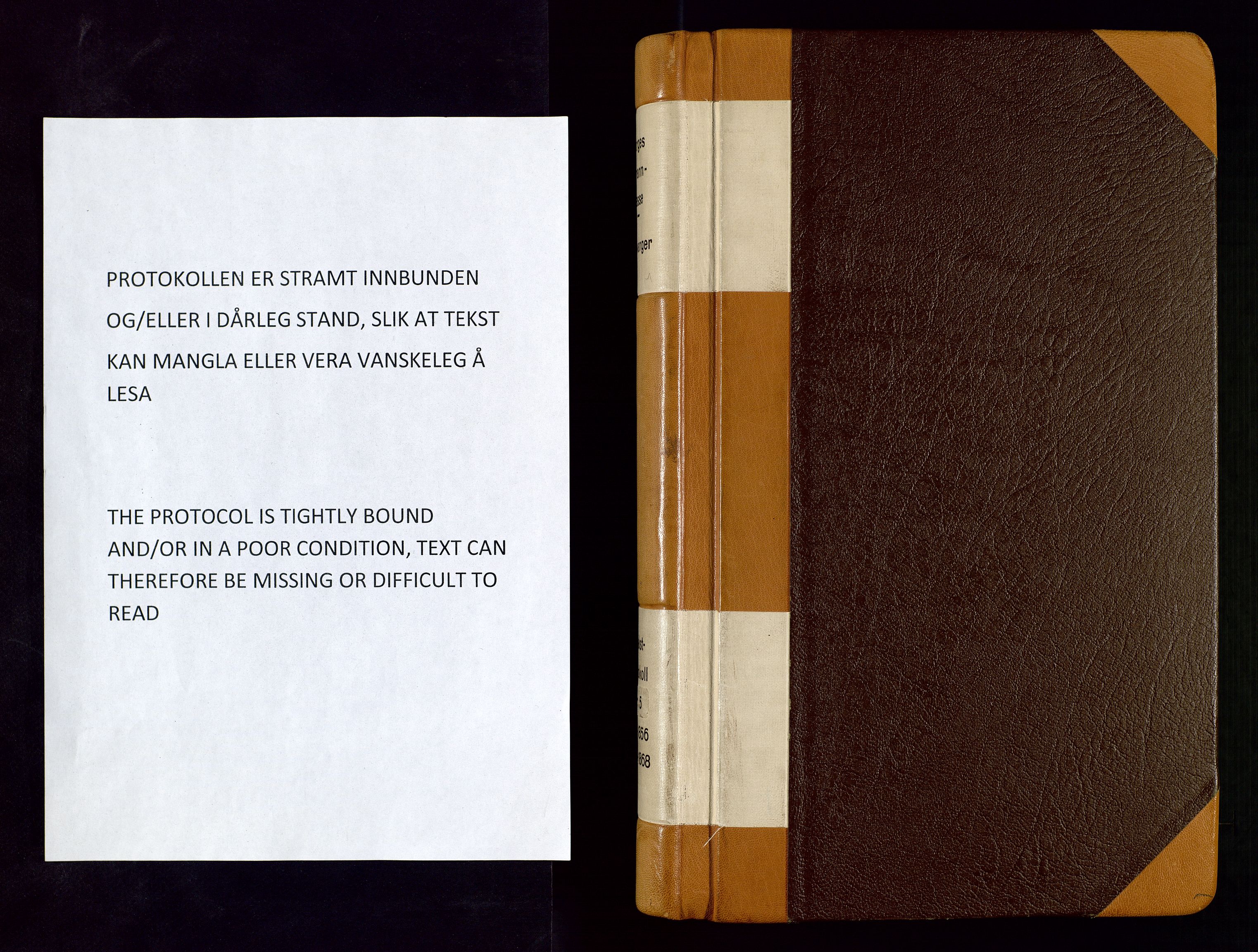 Stavanger byfogd, AV/SAST-A-101408/001/8/81/812/812B/L0012: Branntakstprotokoll nr. 5, 1856-1868