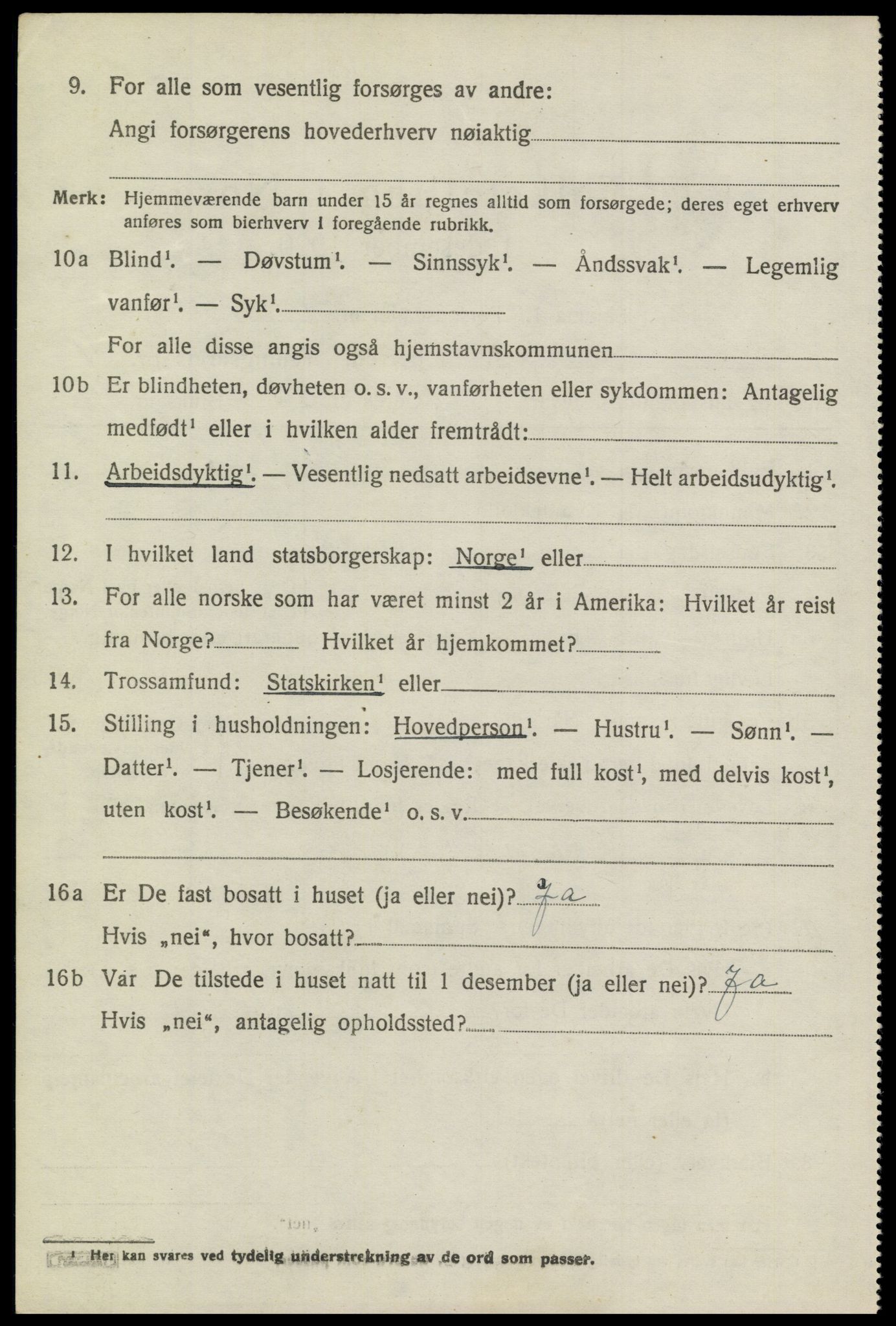 SAKO, Folketelling 1920 for 0823 Heddal herred, 1920, s. 7911