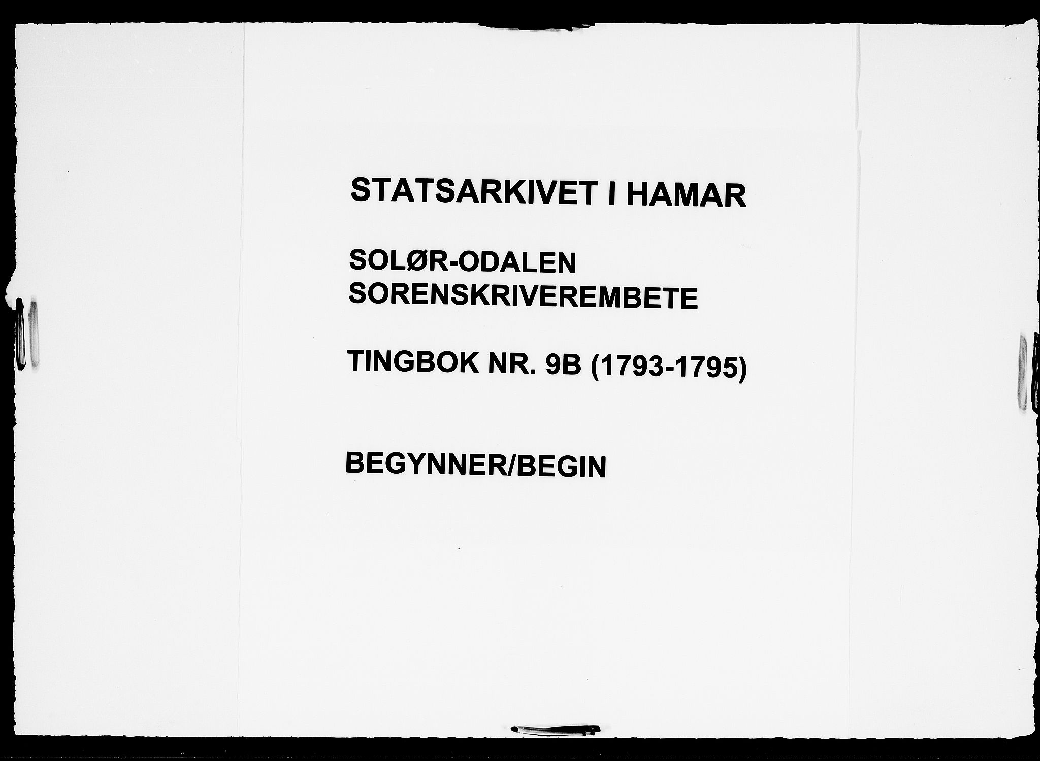 Solør og Odalen sorenskriveri, AV/SAH-TING-026/G/Gb/L0009B: Tingbok, 1793-1795