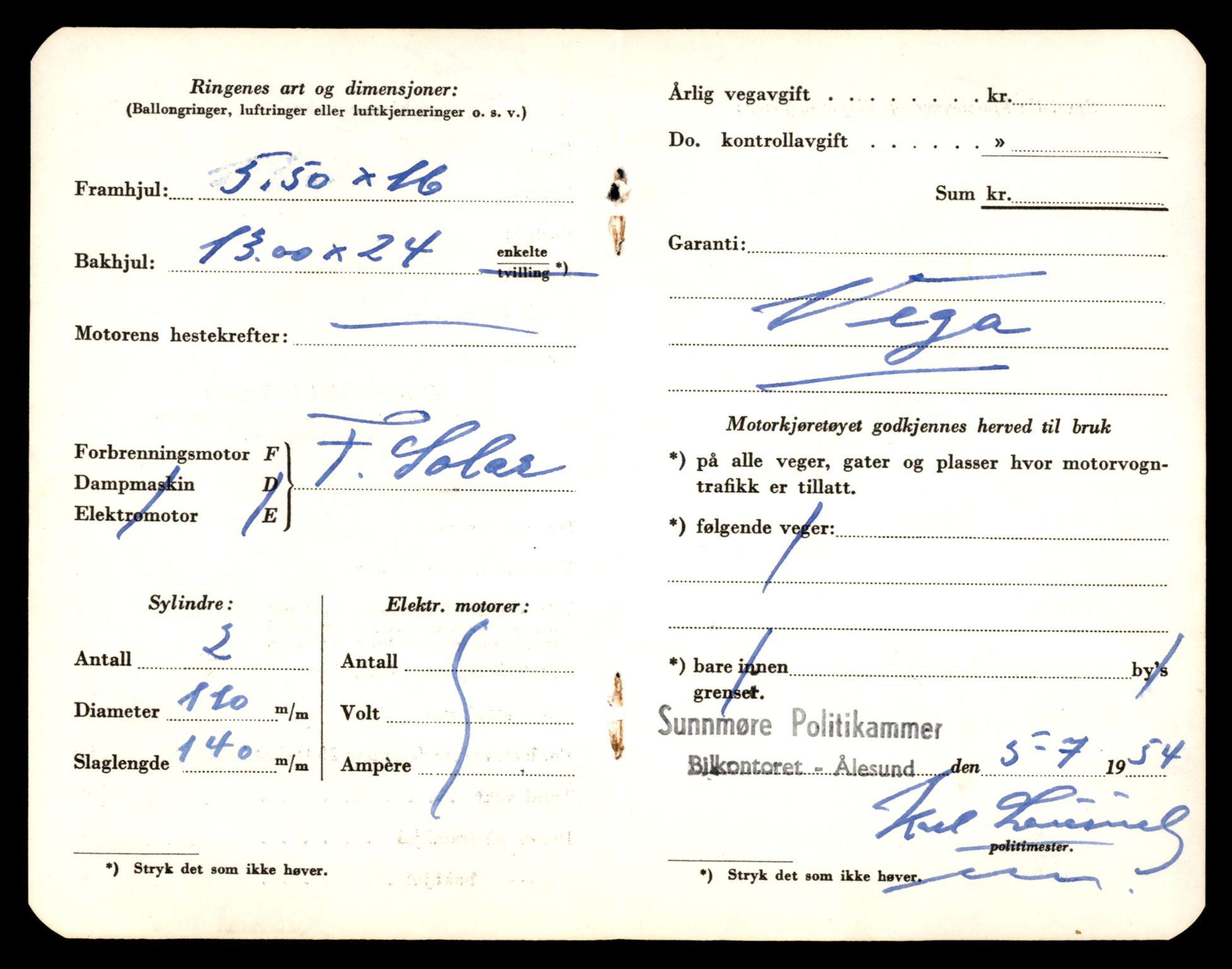 Møre og Romsdal vegkontor - Ålesund trafikkstasjon, SAT/A-4099/F/Fe/L0033: Registreringskort for kjøretøy T 12151 - T 12474, 1927-1998, s. 3212