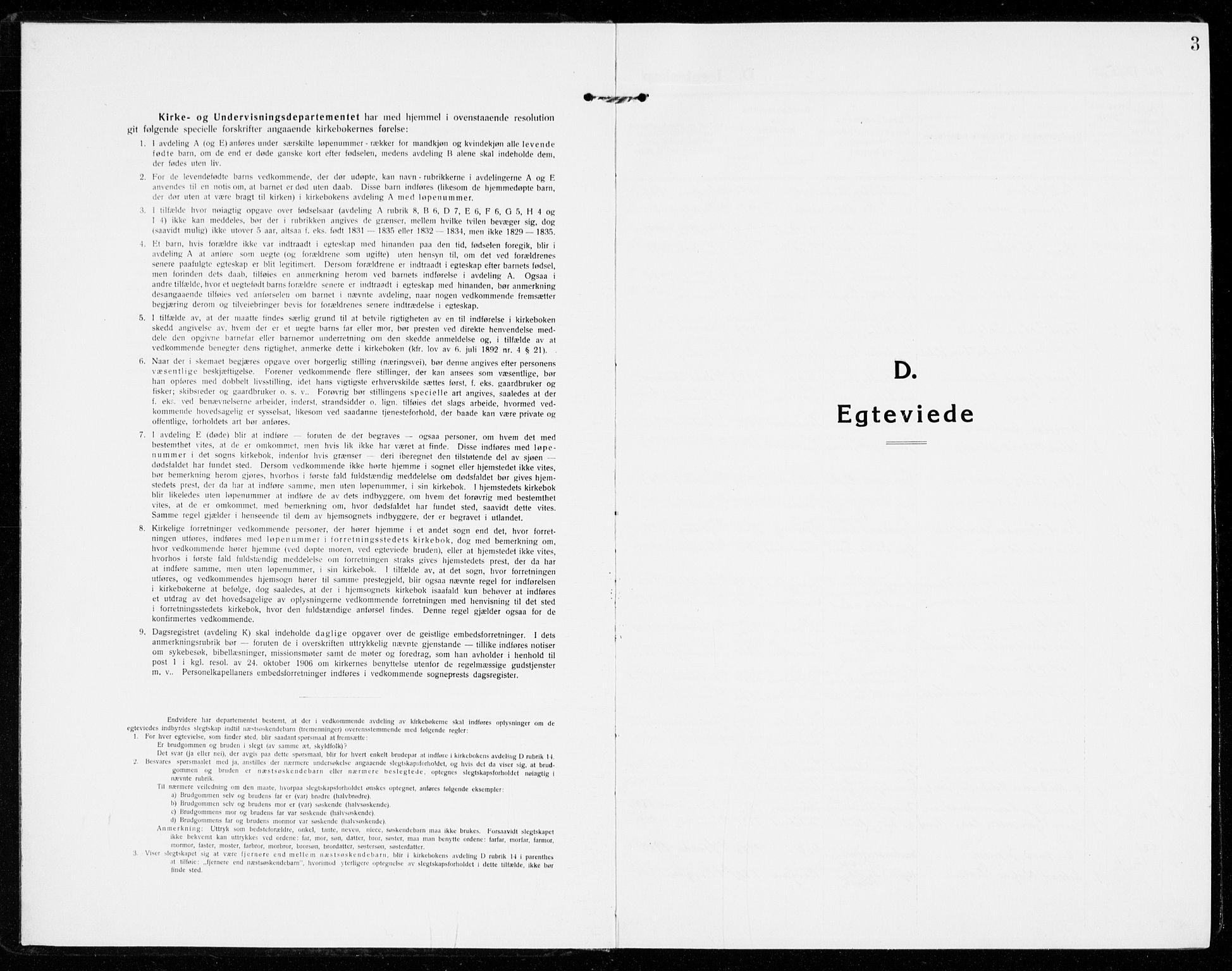 Sandar kirkebøker, AV/SAKO-A-243/F/Fa/L0020: Ministerialbok nr. 20, 1915-1919, s. 3