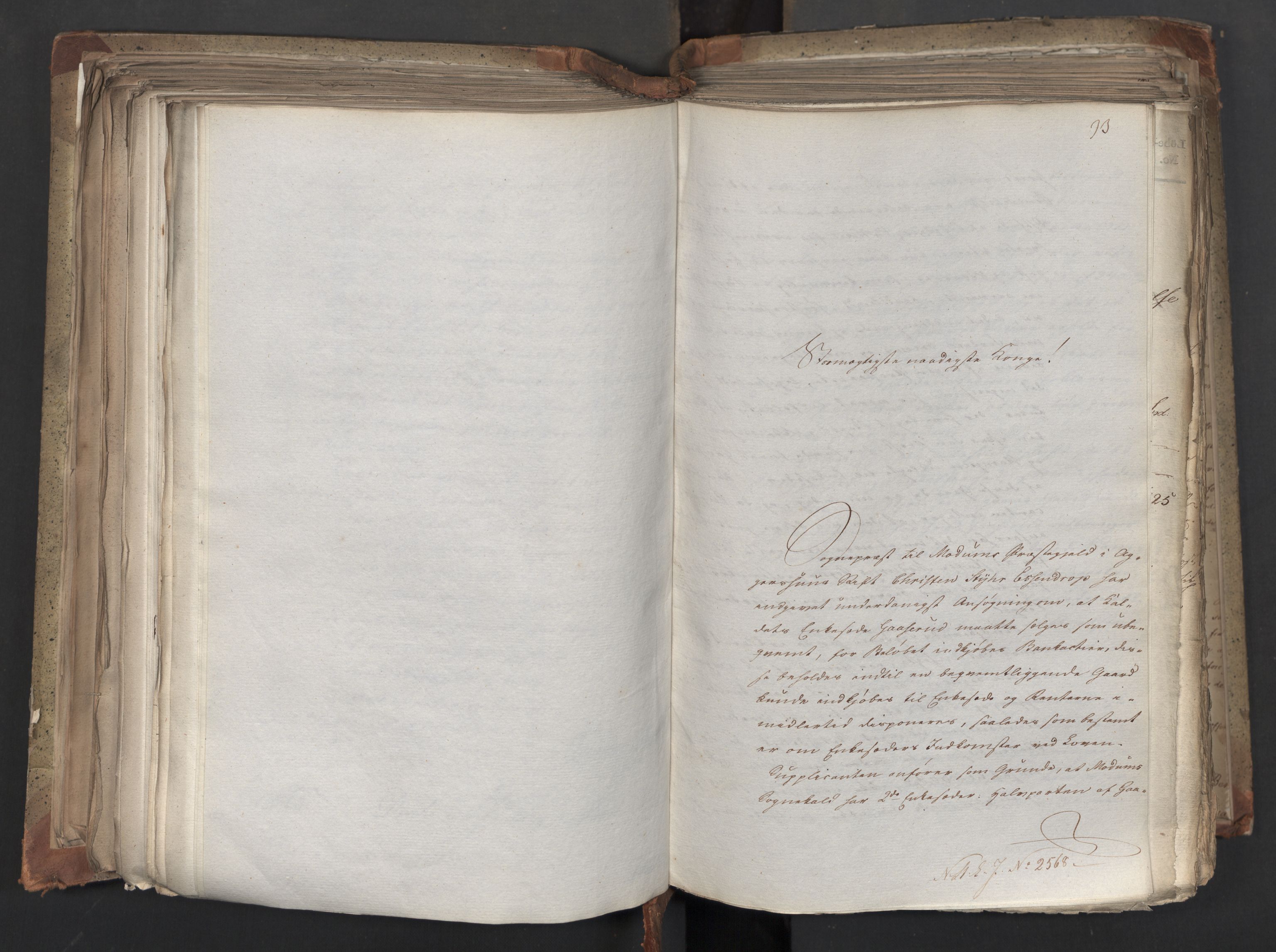 Statsrådsavdelingen i Stockholm, AV/RA-S-1003/D/Da/L0042: Regjeringsinnstillinger nr. 2467-2705, 1825, s. 302