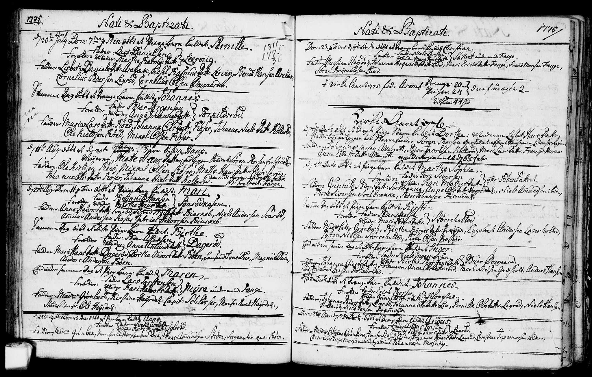 Aremark prestekontor Kirkebøker, AV/SAO-A-10899/F/Fa/L0002: Ministerialbok nr. I 2, 1745-1795