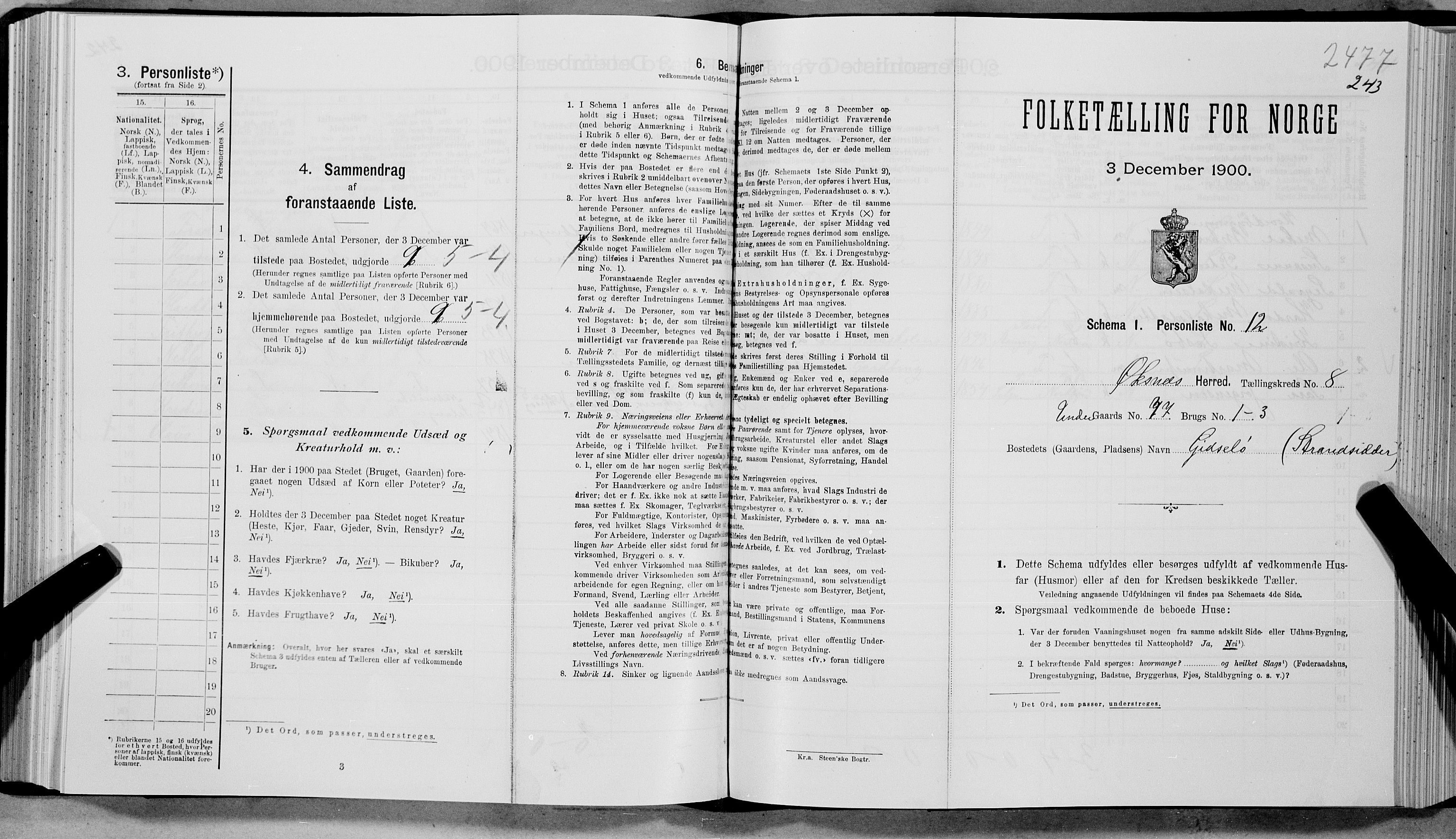 SAT, Folketelling 1900 for 1868 Øksnes herred, 1900, s. 651