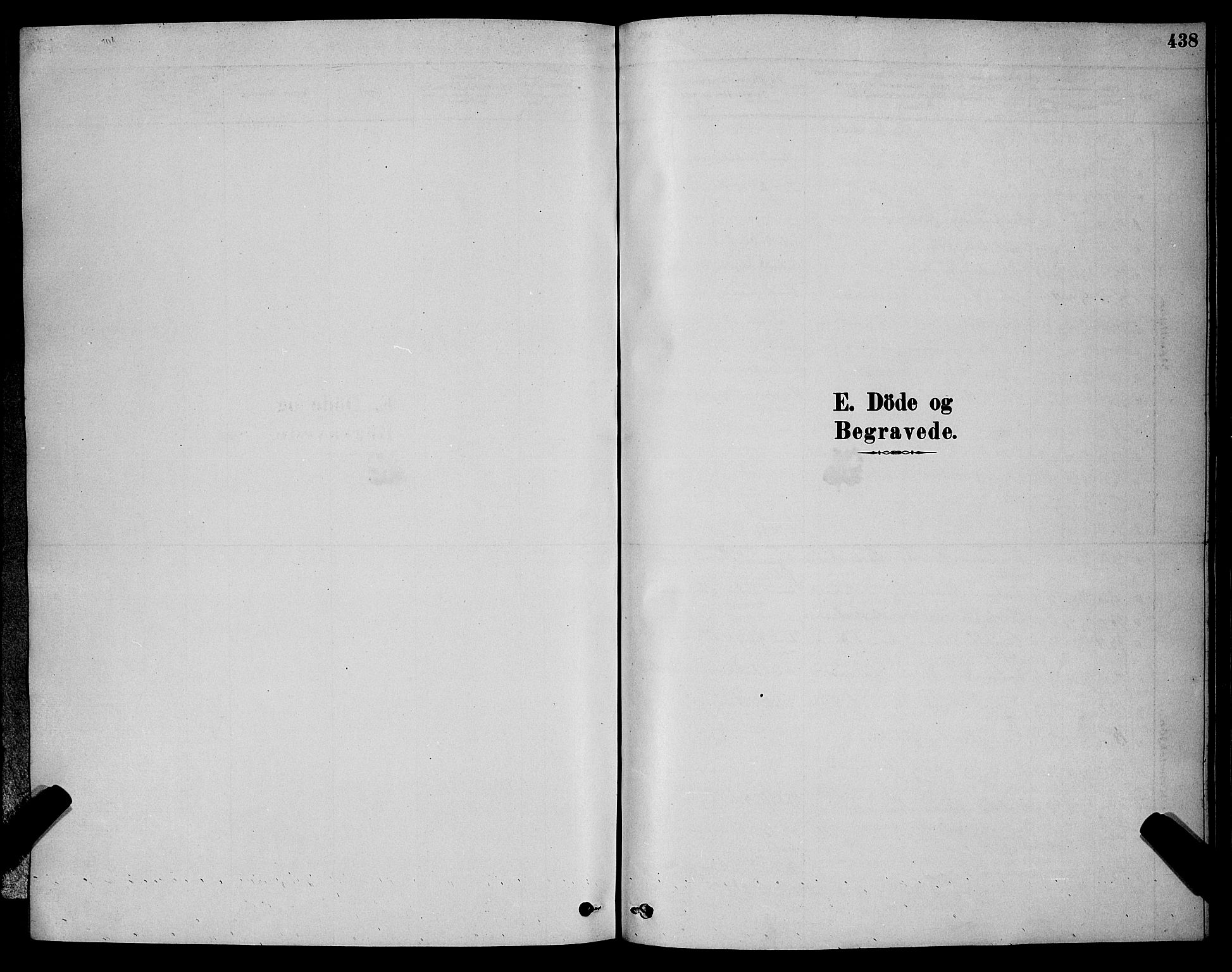 Barbu sokneprestkontor, SAK/1111-0003/F/Fb/L0001: Klokkerbok nr. B 1, 1878-1890, s. 438
