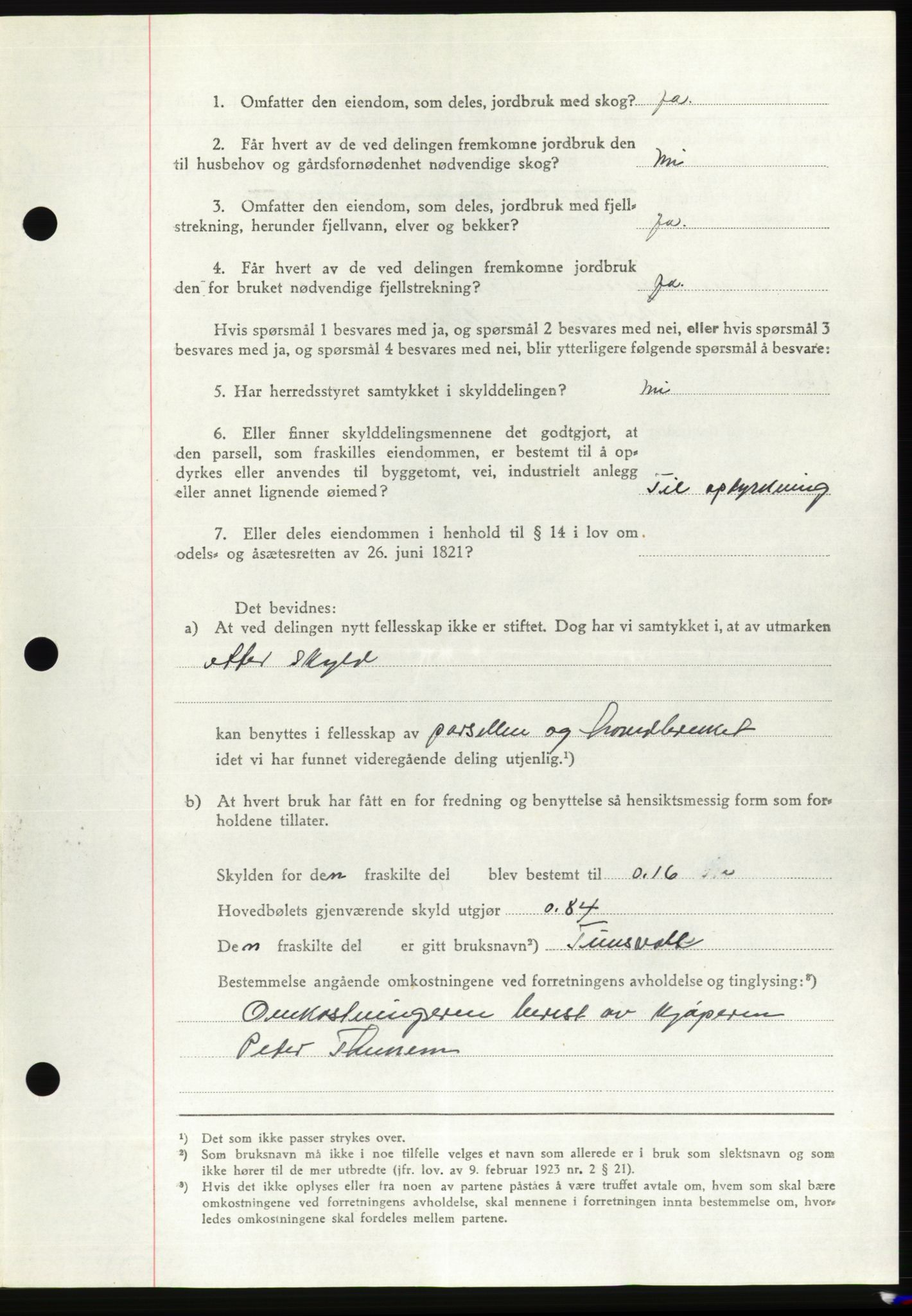 Søre Sunnmøre sorenskriveri, AV/SAT-A-4122/1/2/2C/L0078: Pantebok nr. 4A, 1946-1946, Dagboknr: 115/1946