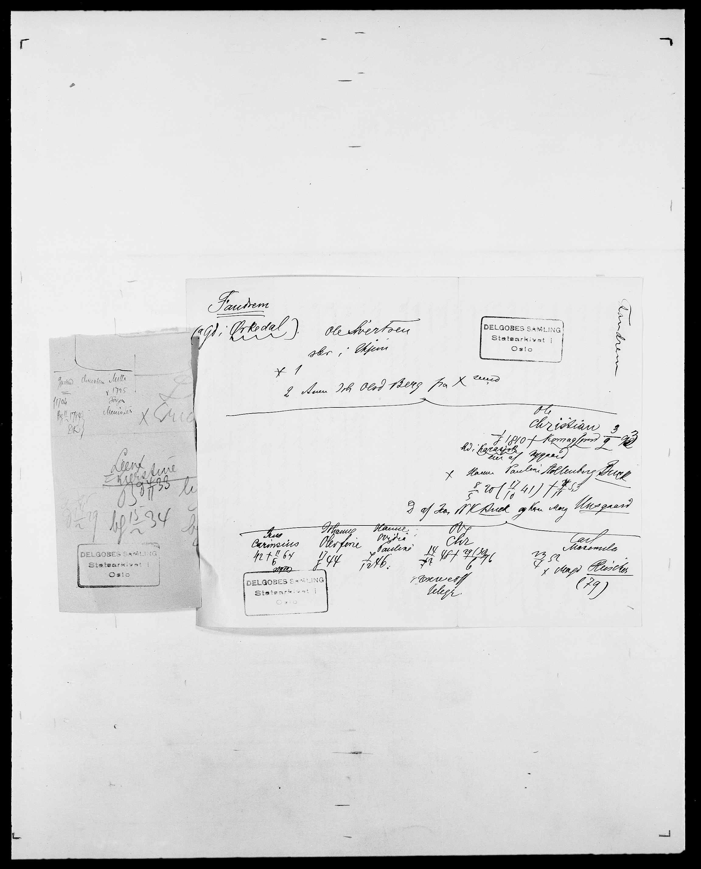 Delgobe, Charles Antoine - samling, AV/SAO-PAO-0038/D/Da/L0011: Fahlander - Flood, Flod, s. 169