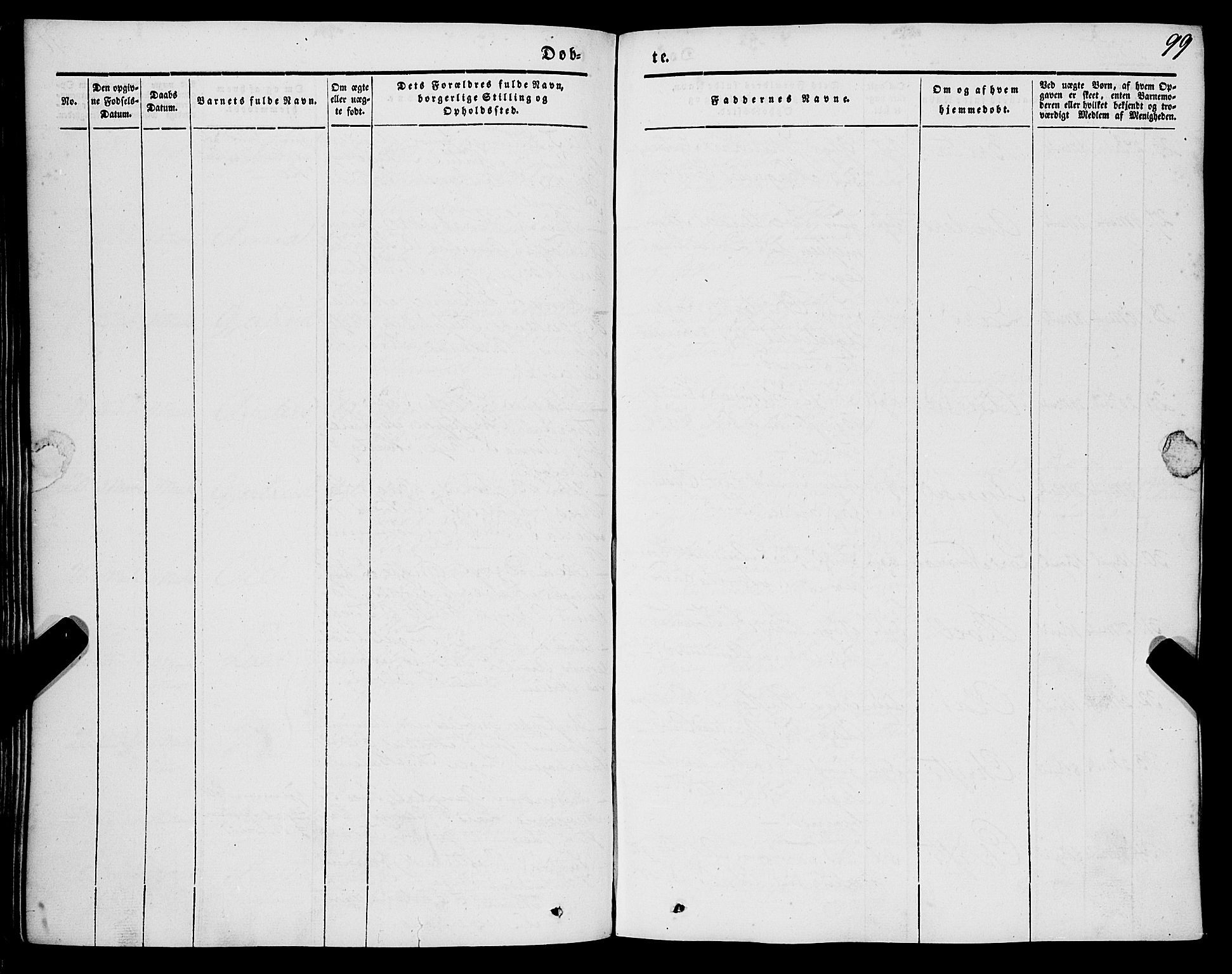 Strandebarm sokneprestembete, AV/SAB-A-78401/H/Haa: Ministerialbok nr. A 7, 1844-1872, s. 99