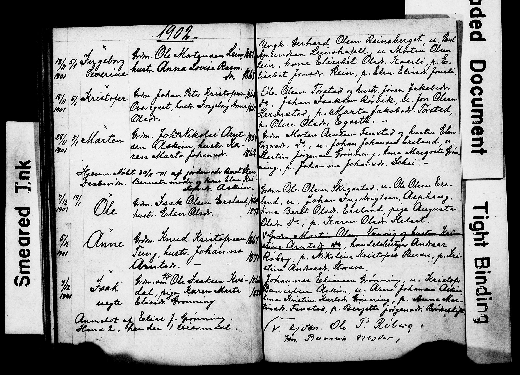 Ministerialprotokoller, klokkerbøker og fødselsregistre - Sør-Trøndelag, AV/SAT-A-1456/646/L0630: Klokkerbok nr. 646C03, 1895-1905