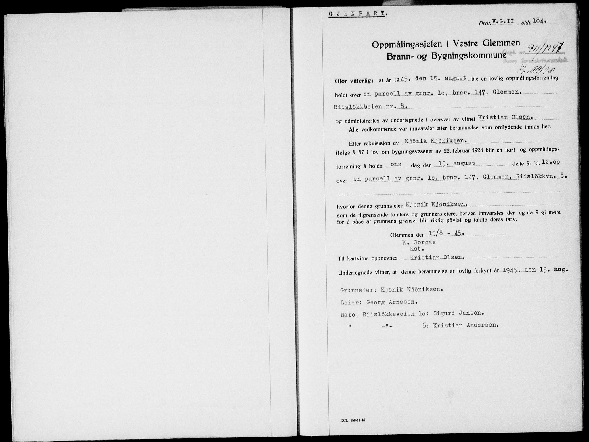 Onsøy sorenskriveri, SAO/A-10474/G/Ga/Gab/L0019b: Pantebok nr. II A-19 B, 1947-1947, Dagboknr: 911/1947