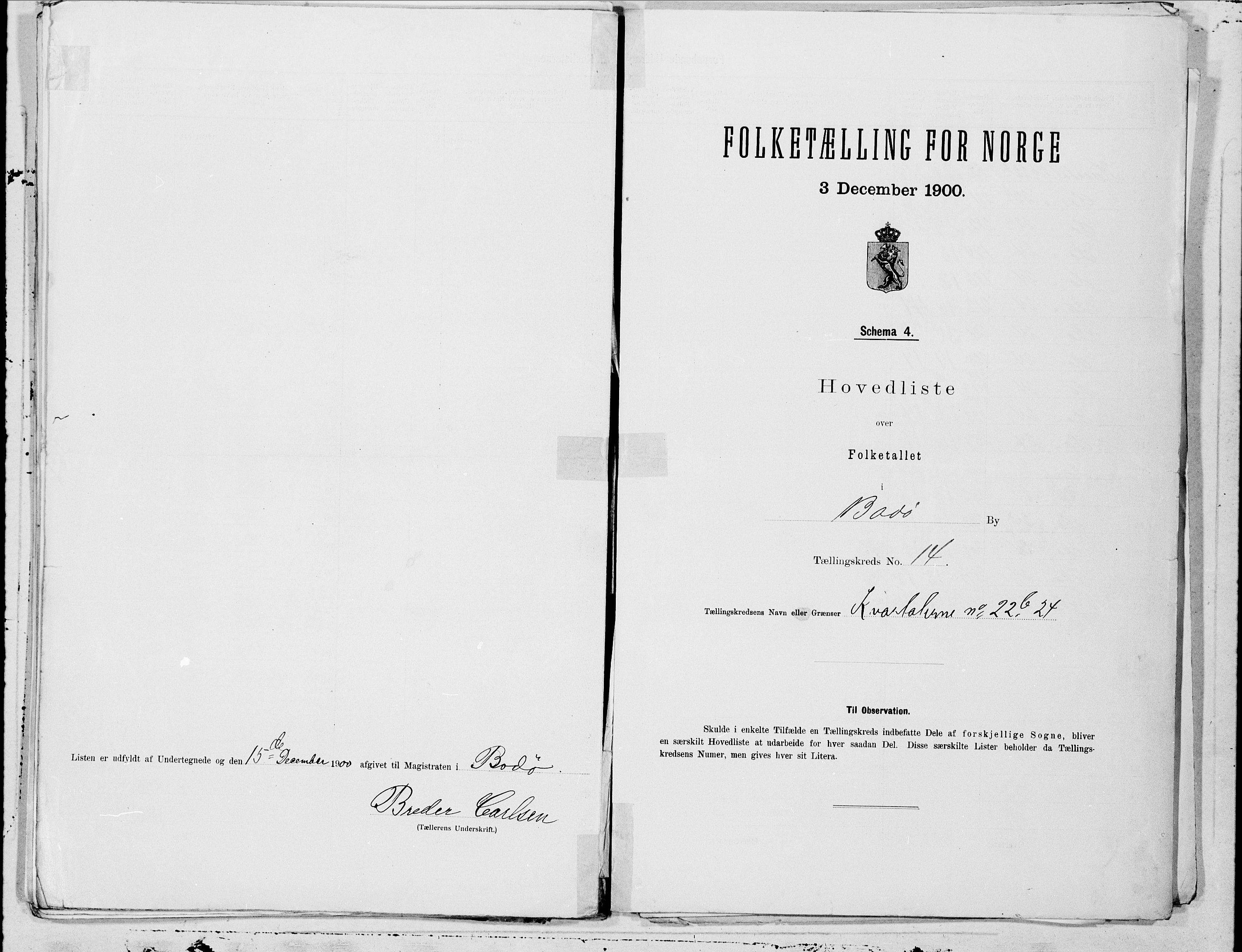 SAT, Folketelling 1900 for 1804 Bodø kjøpstad, 1900, s. 28