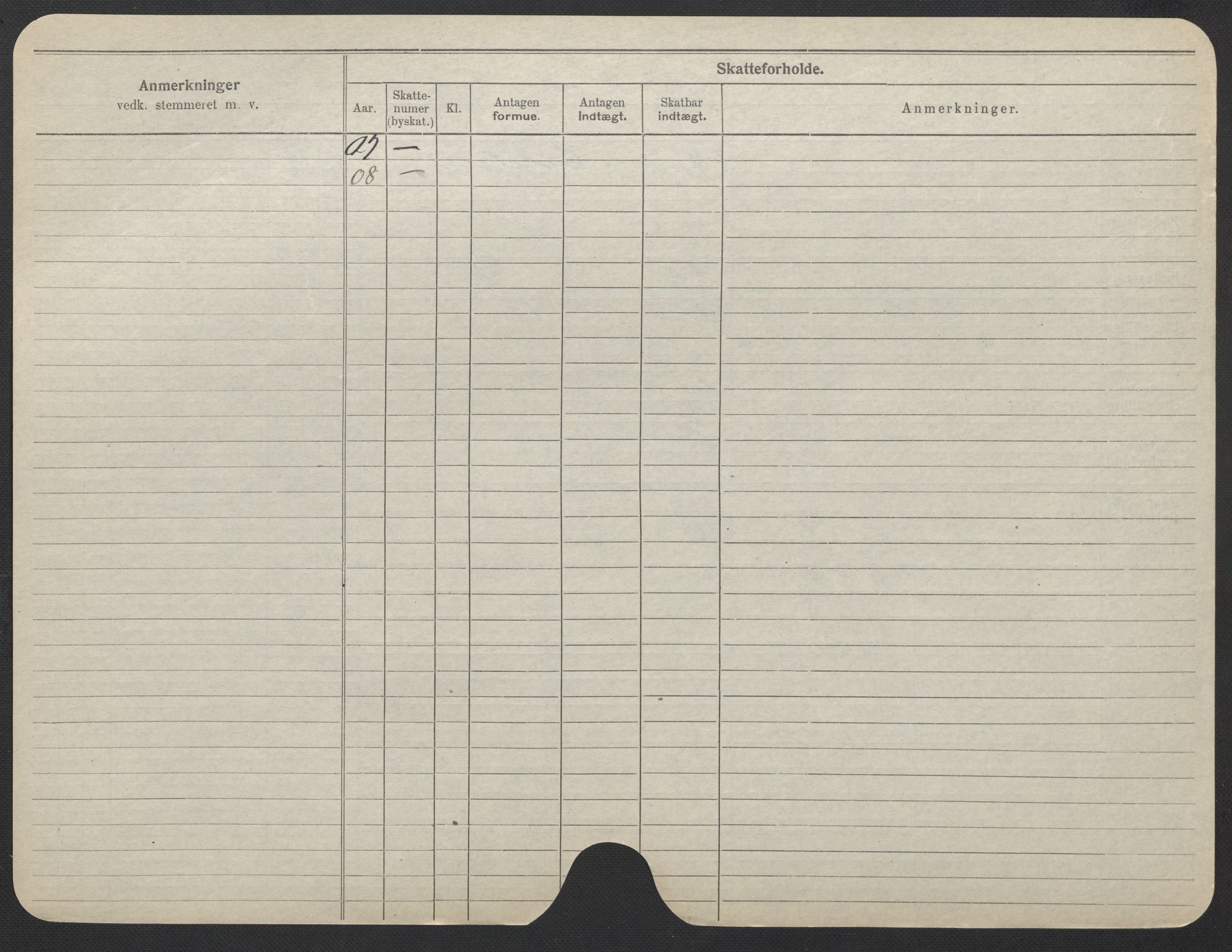 Oslo folkeregister, Registerkort, AV/SAO-A-11715/F/Fa/Fac/L0024: Kvinner, 1906-1914, s. 272b