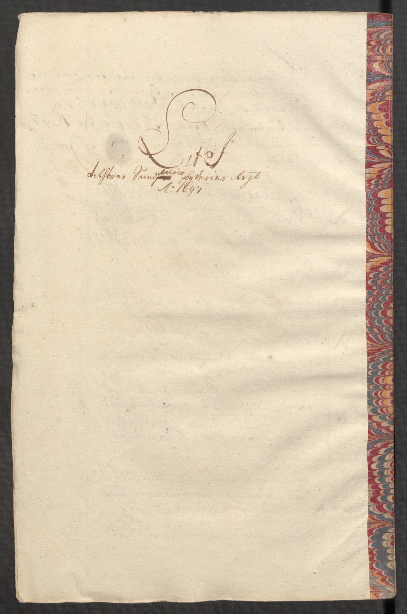 Rentekammeret inntil 1814, Reviderte regnskaper, Fogderegnskap, AV/RA-EA-4092/R54/L3556: Fogderegnskap Sunnmøre, 1696-1698, s. 272