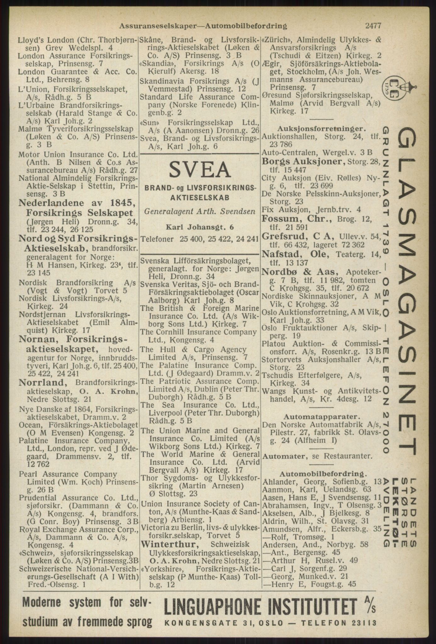 Kristiania/Oslo adressebok, PUBL/-, 1937, s. 2477