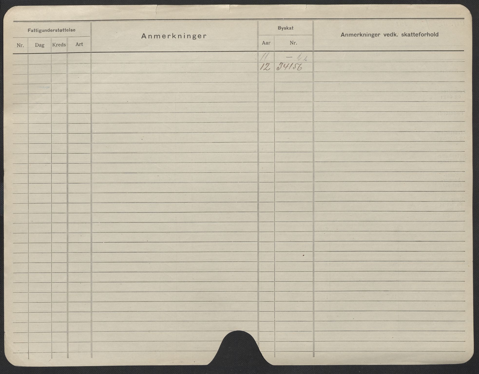 Oslo folkeregister, Registerkort, SAO/A-11715/F/Fa/Fac/L0008: Menn, 1906-1914, s. 1306b