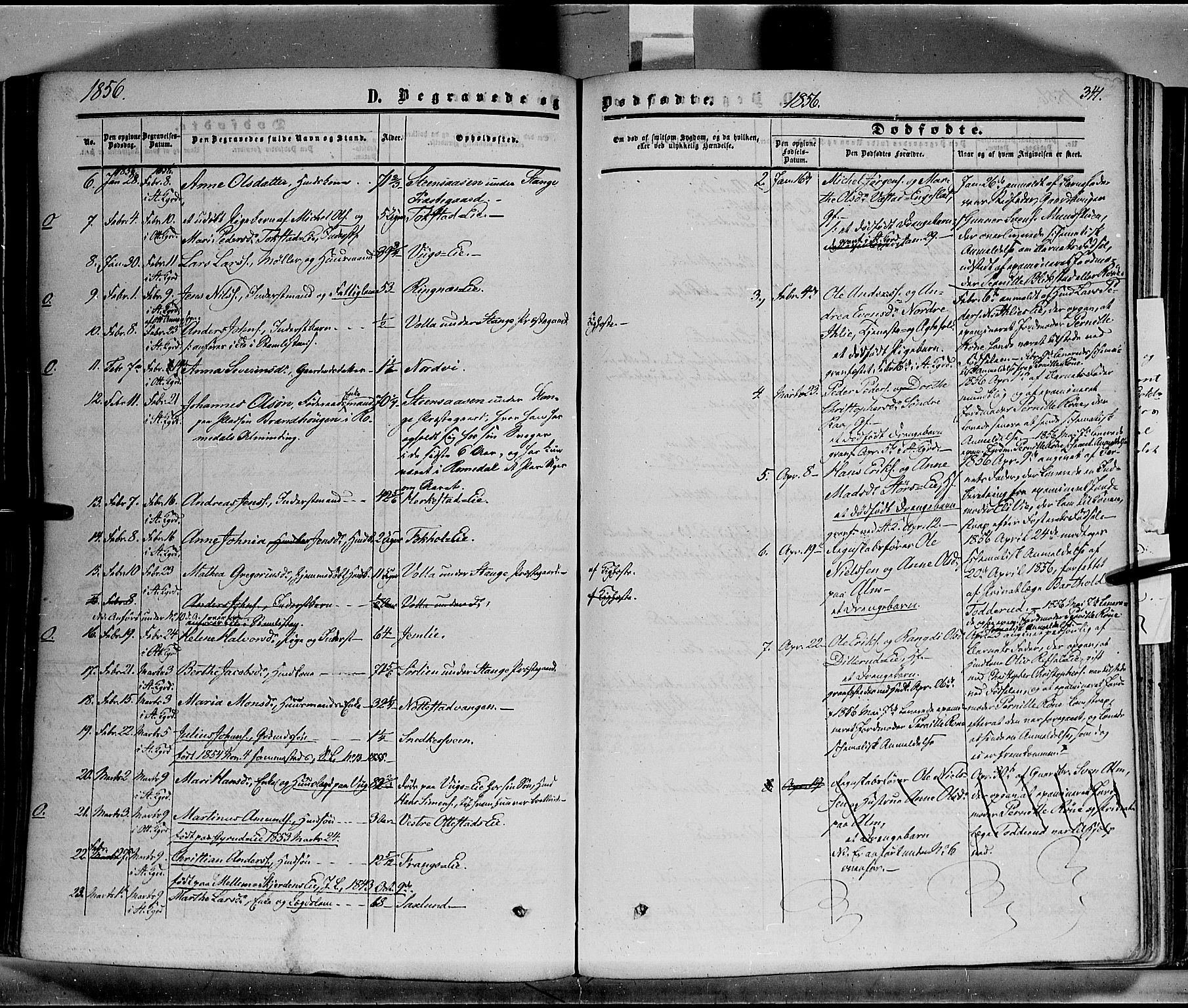 Stange prestekontor, AV/SAH-PREST-002/K/L0012: Ministerialbok nr. 12, 1852-1862, s. 341