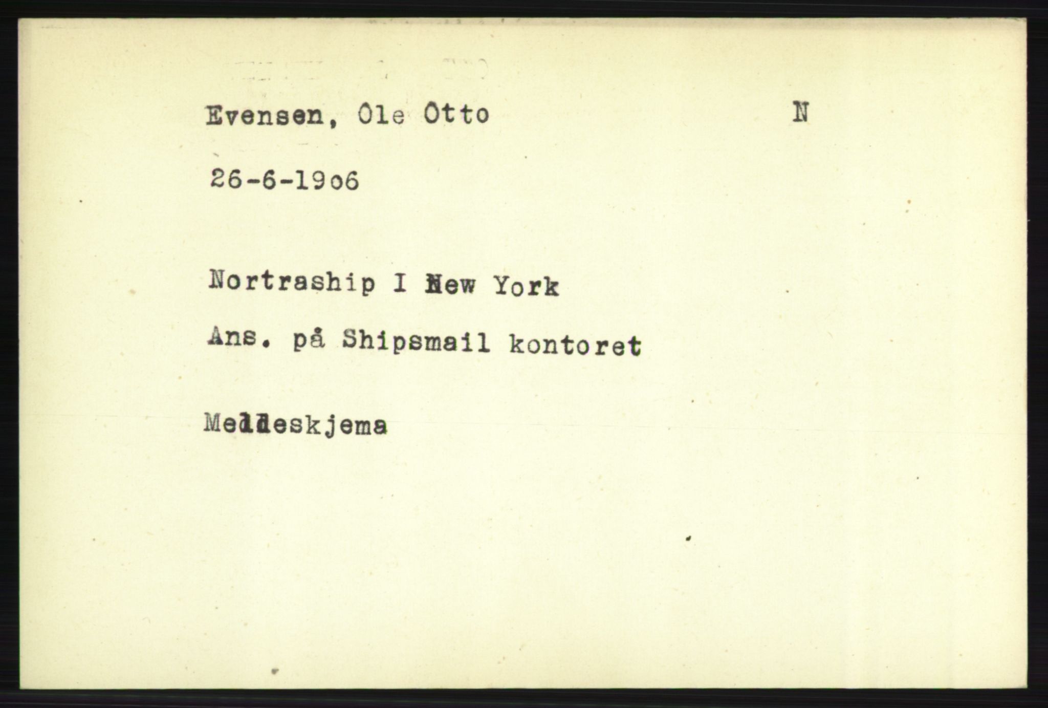 Forsvarets Overkommando. 2. kontor. Arkiv 8.1. Mottakersentralen FDE og FO.II, RA/RAFA-6952/P/Pa/L0005b: Eriksen - Fjellvang, 1940-1945, s. 178