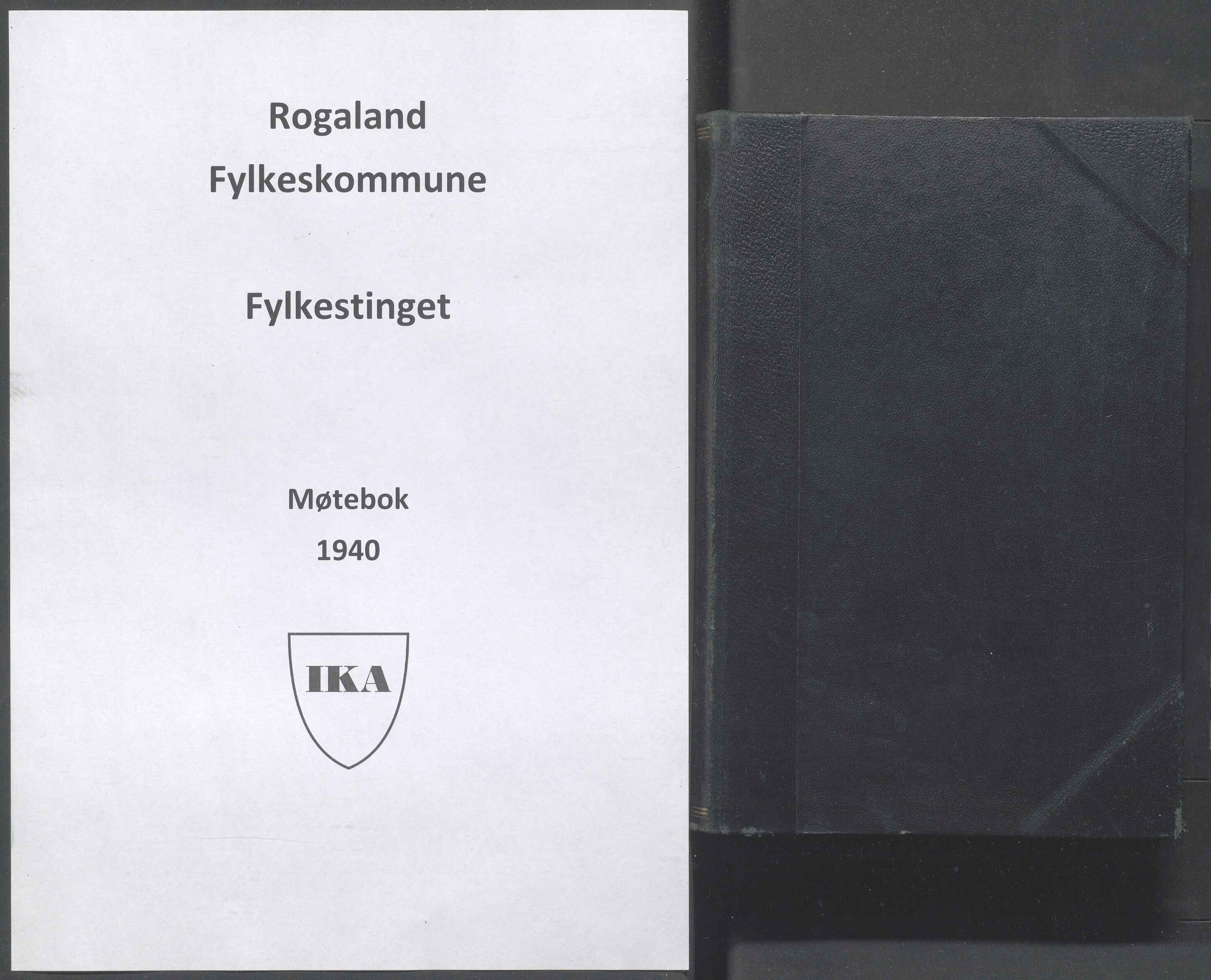 Rogaland fylkeskommune - Fylkesrådmannen , IKAR/A-900/A/Aa/Aaa/L0059: Møtebok , 1940