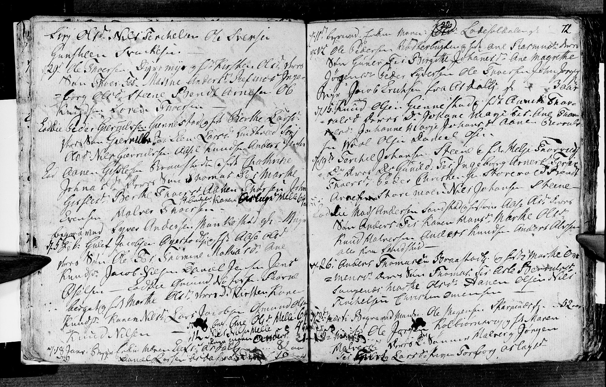 Øyestad sokneprestkontor, SAK/1111-0049/F/Fb/L0002: Klokkerbok nr. B 2, 1795-1807, s. 22