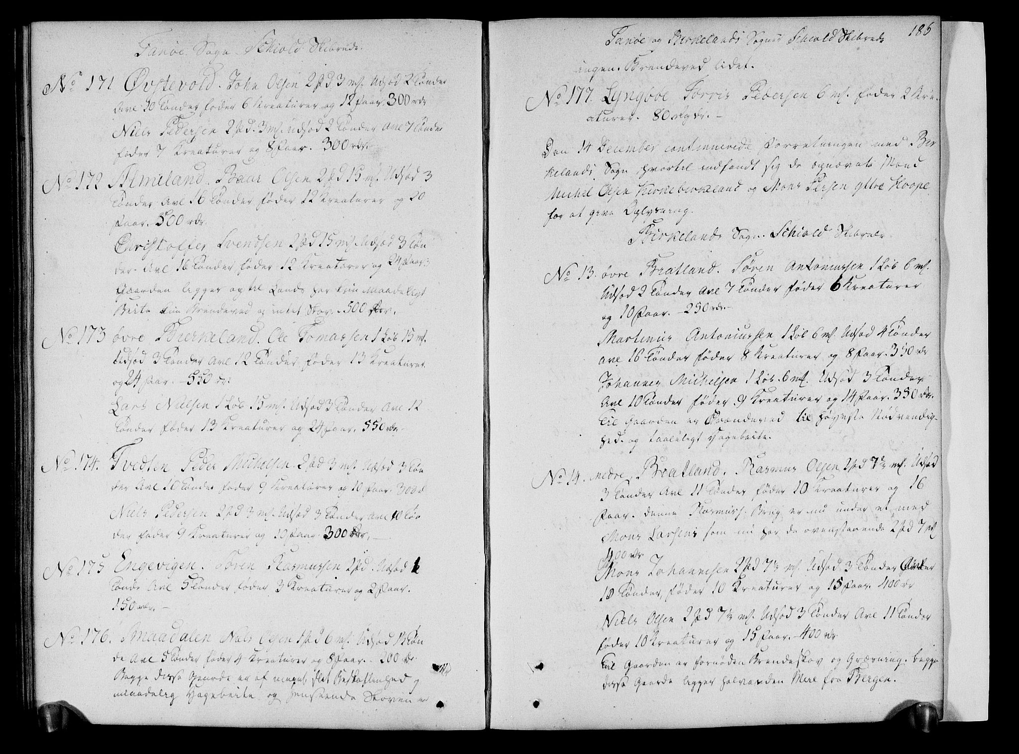 Rentekammeret inntil 1814, Realistisk ordnet avdeling, AV/RA-EA-4070/N/Ne/Nea/L0110: Nordhordland og Voss fogderi. Deliberasjonsprotokoll, 1803, s. 194