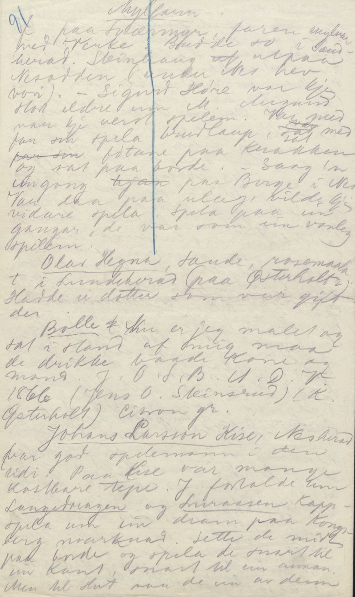 Rikard Berge, TEMU/TGM-A-1003/F/L0004/0046: 101-159 / 149 Bø, Nes o.a. Skattegraving. Kjetta på Dovre. Trond. , 1910-1950, s. 91
