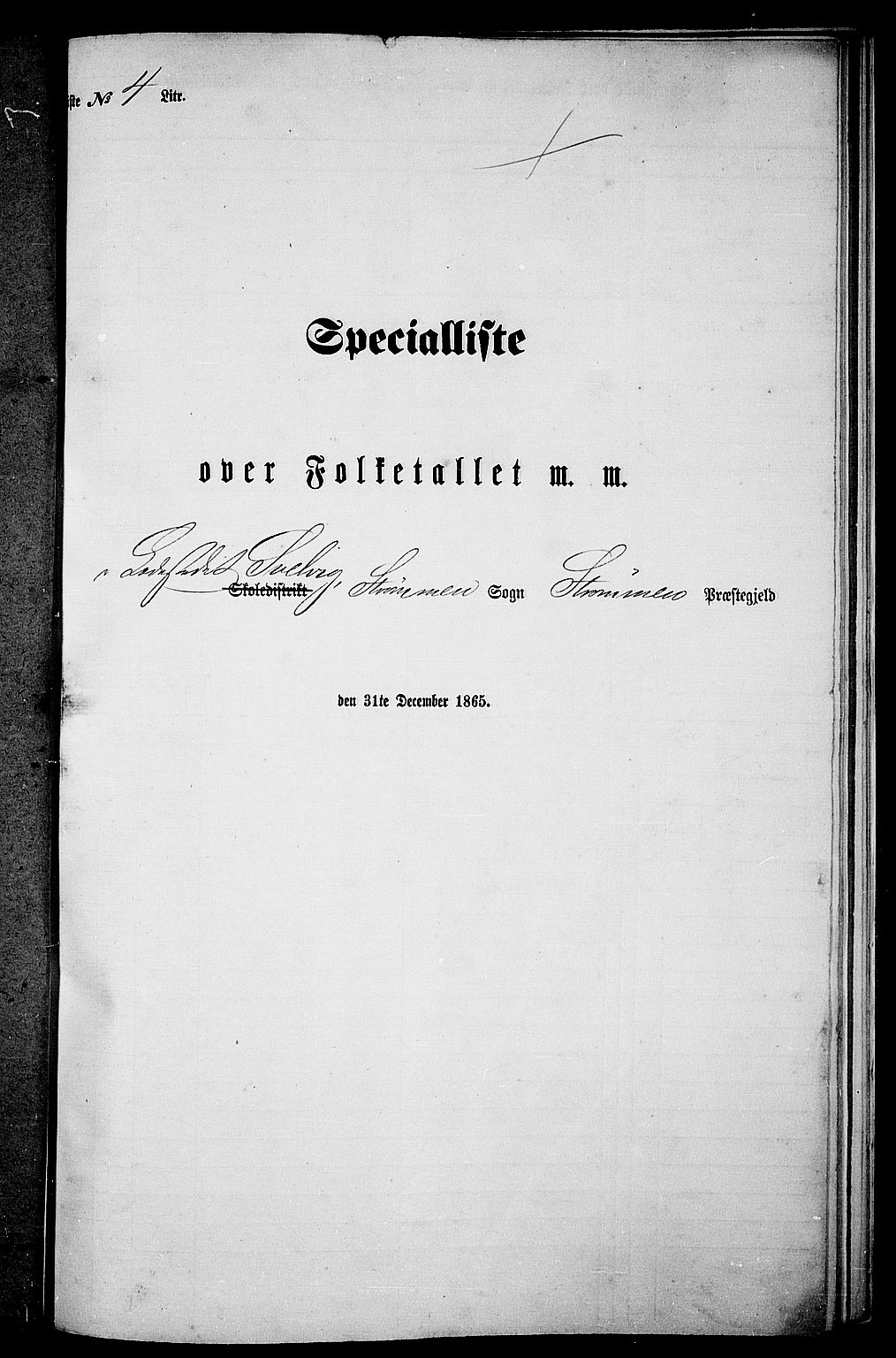 RA, Folketelling 1865 for 0711P Strømm prestegjeld, 1865, s. 101