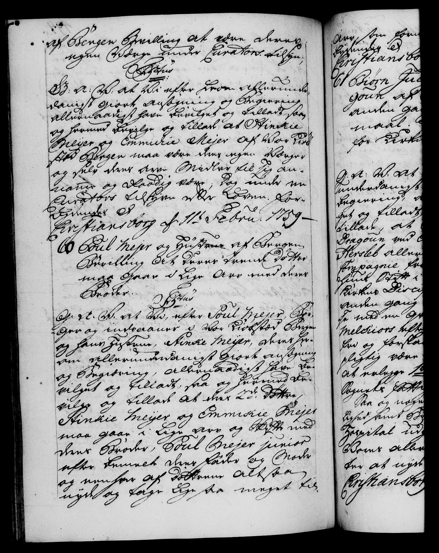 Danske Kanselli 1572-1799, RA/EA-3023/F/Fc/Fca/Fcaa/L0037: Norske registre, 1751-1752, s. 494b