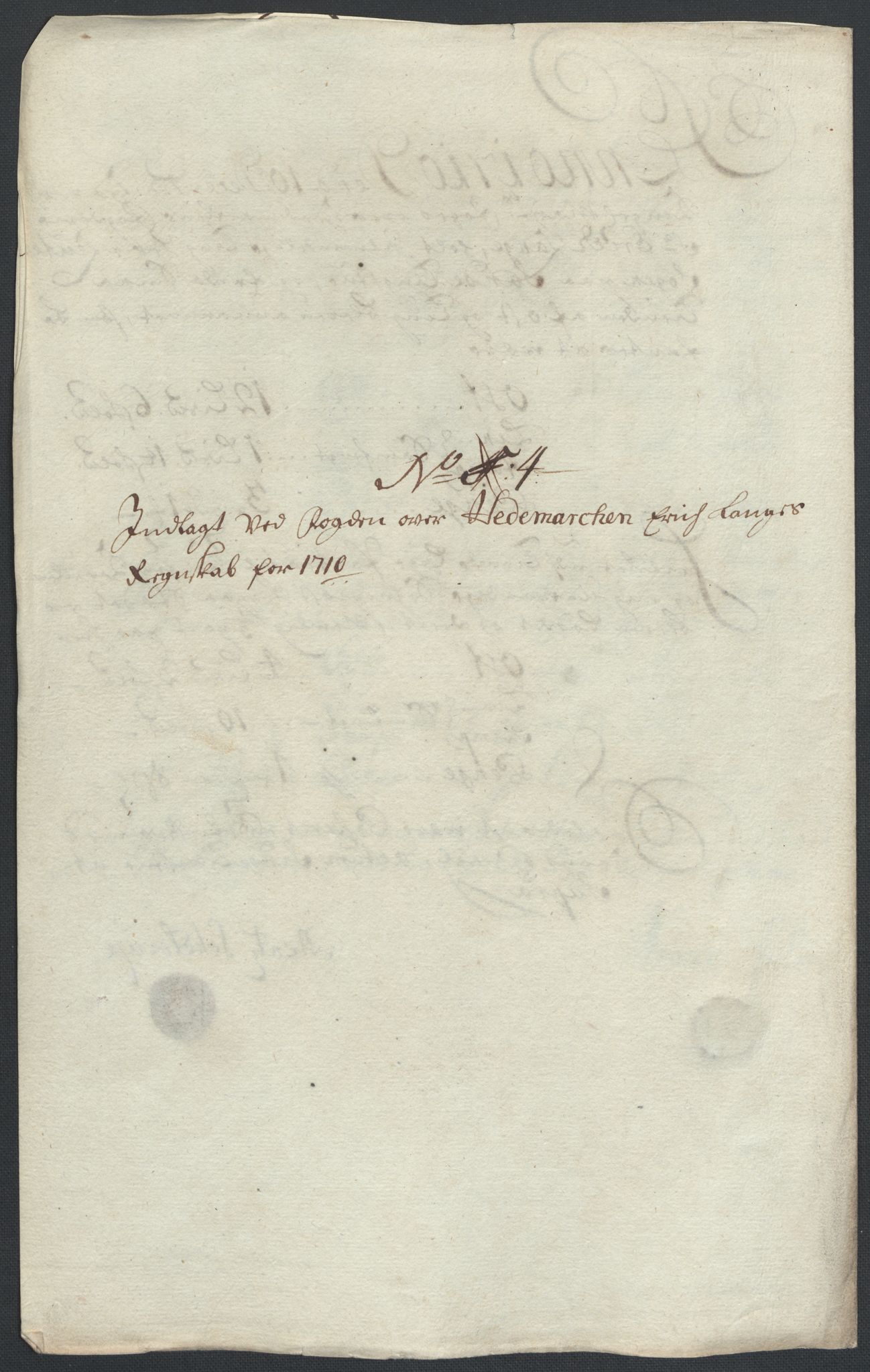 Rentekammeret inntil 1814, Reviderte regnskaper, Fogderegnskap, RA/EA-4092/R16/L1046: Fogderegnskap Hedmark, 1710, s. 65