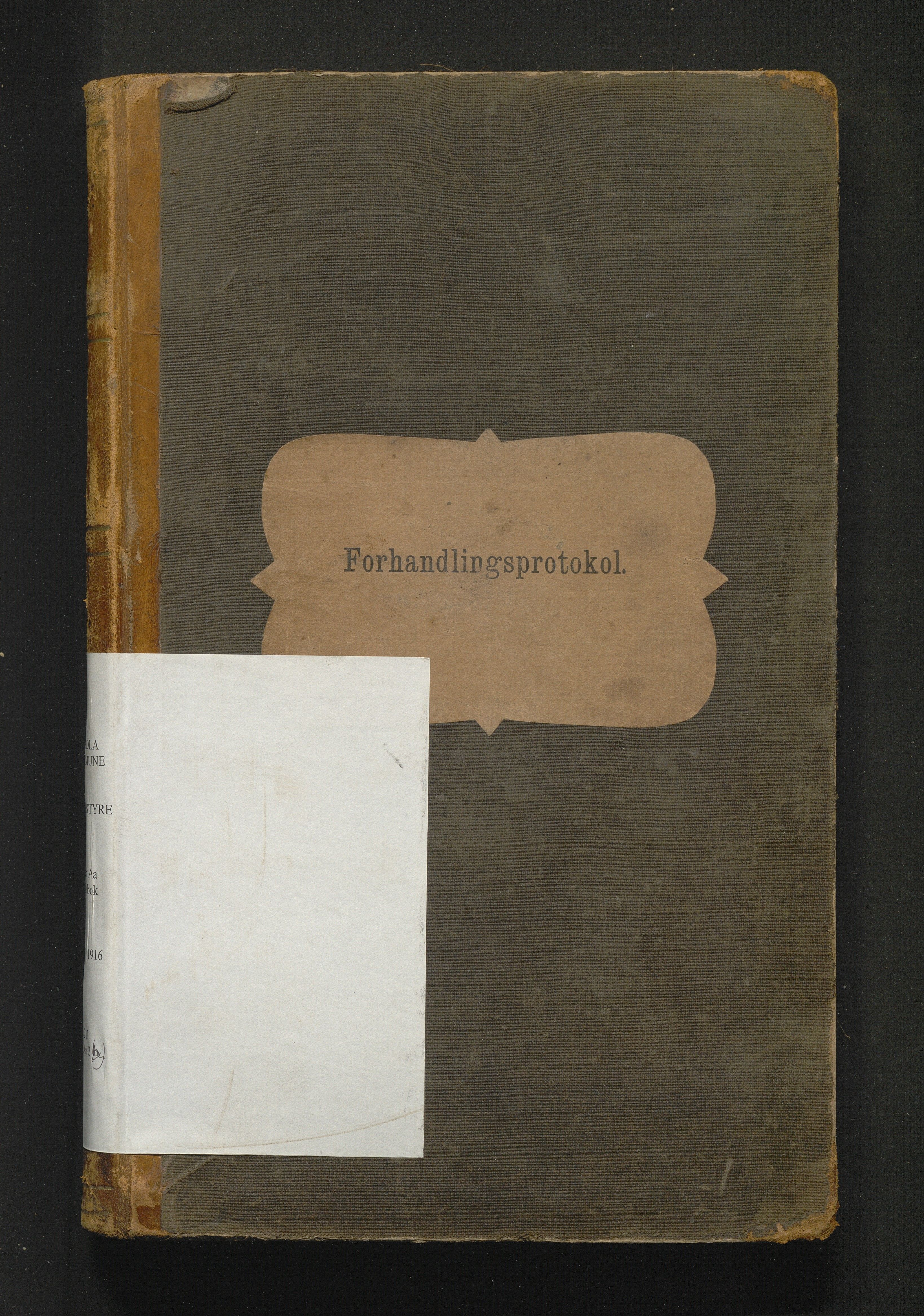 Herdla kommune. Skulestyret, IKAH/1258-211/A/Aa/L0001B: Møtebok for Herdla skulestyre, 1889-1916