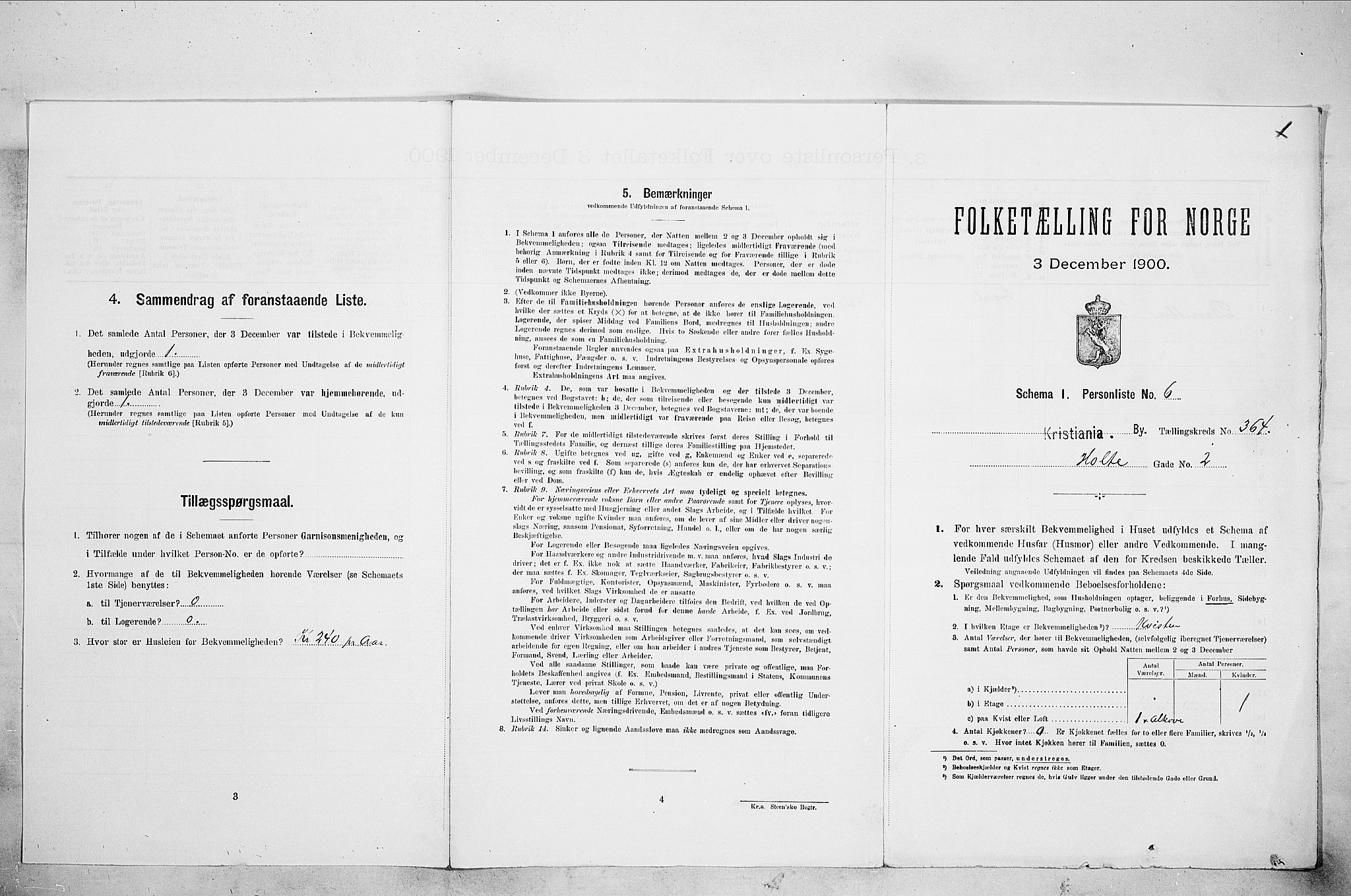 SAO, Folketelling 1900 for 0301 Kristiania kjøpstad, 1900, s. 38748