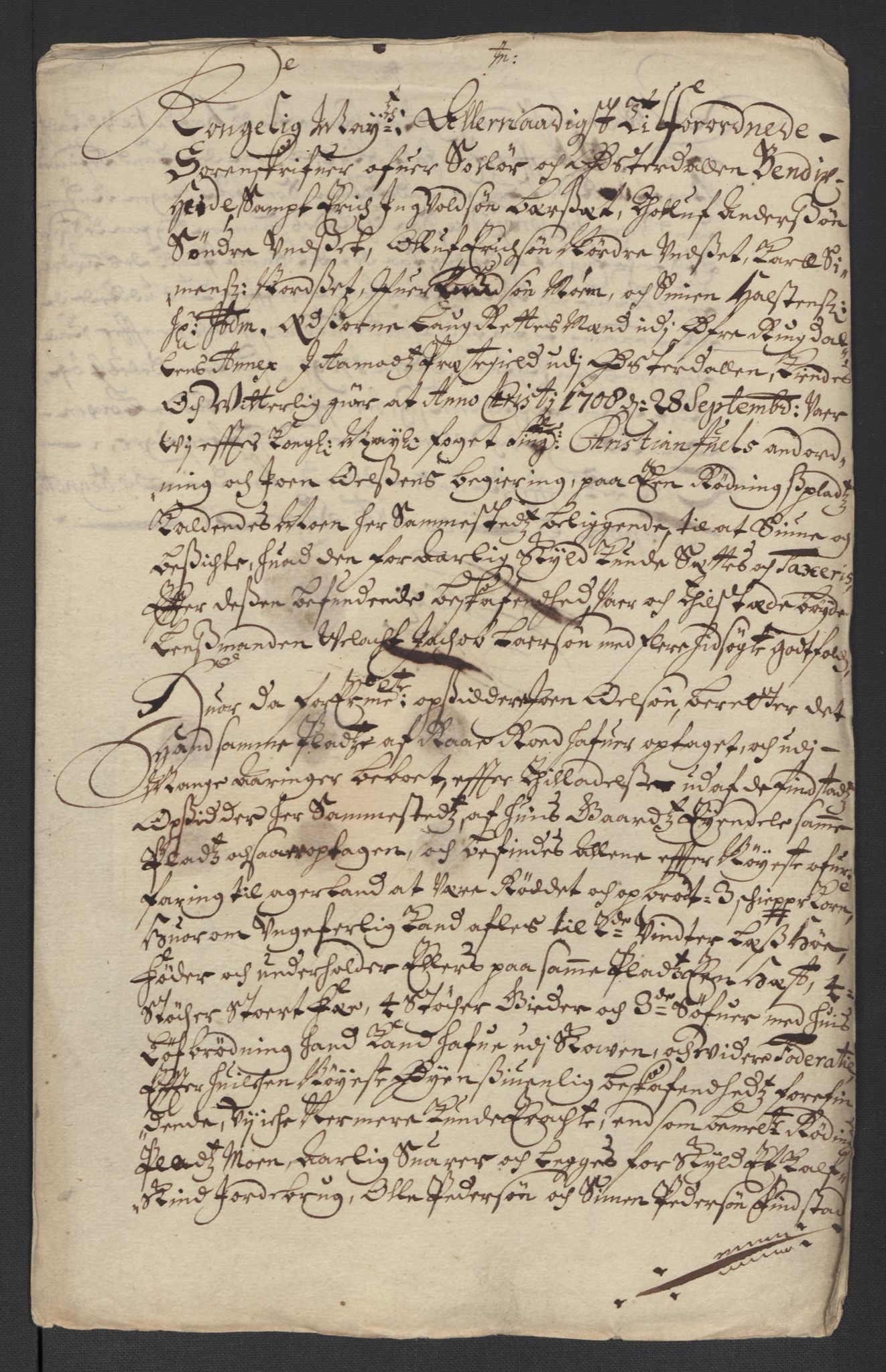 Rentekammeret inntil 1814, Reviderte regnskaper, Fogderegnskap, AV/RA-EA-4092/R13/L0846: Fogderegnskap Solør, Odal og Østerdal, 1709, s. 212