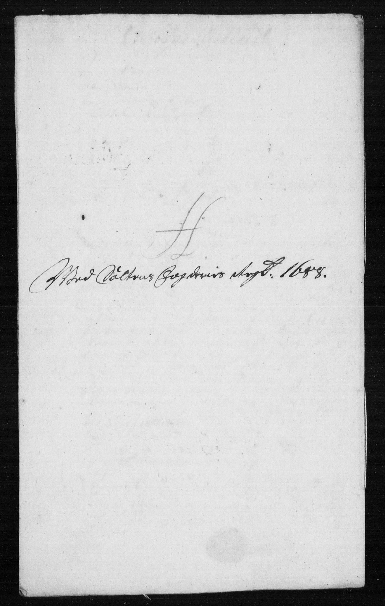 Rentekammeret inntil 1814, Reviderte regnskaper, Stiftamtstueregnskaper, Trondheim stiftamt og Nordland amt, AV/RA-EA-6044/R/Rh/L0011: Nordland amt, 1688