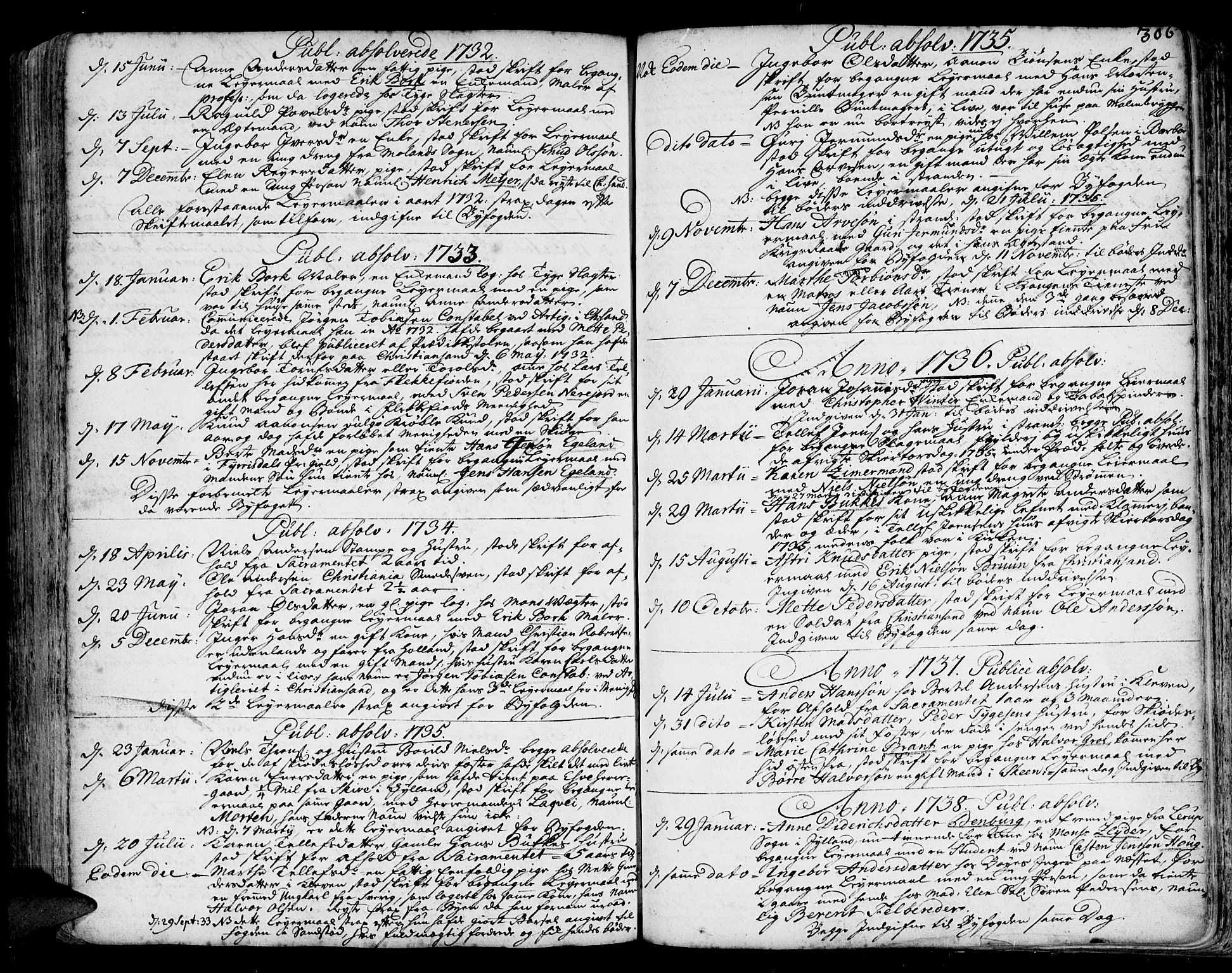 Arendal sokneprestkontor, Trefoldighet, AV/SAK-1111-0040/F/Fa/L0001: Ministerialbok nr. A 1, 1703-1815, s. 382