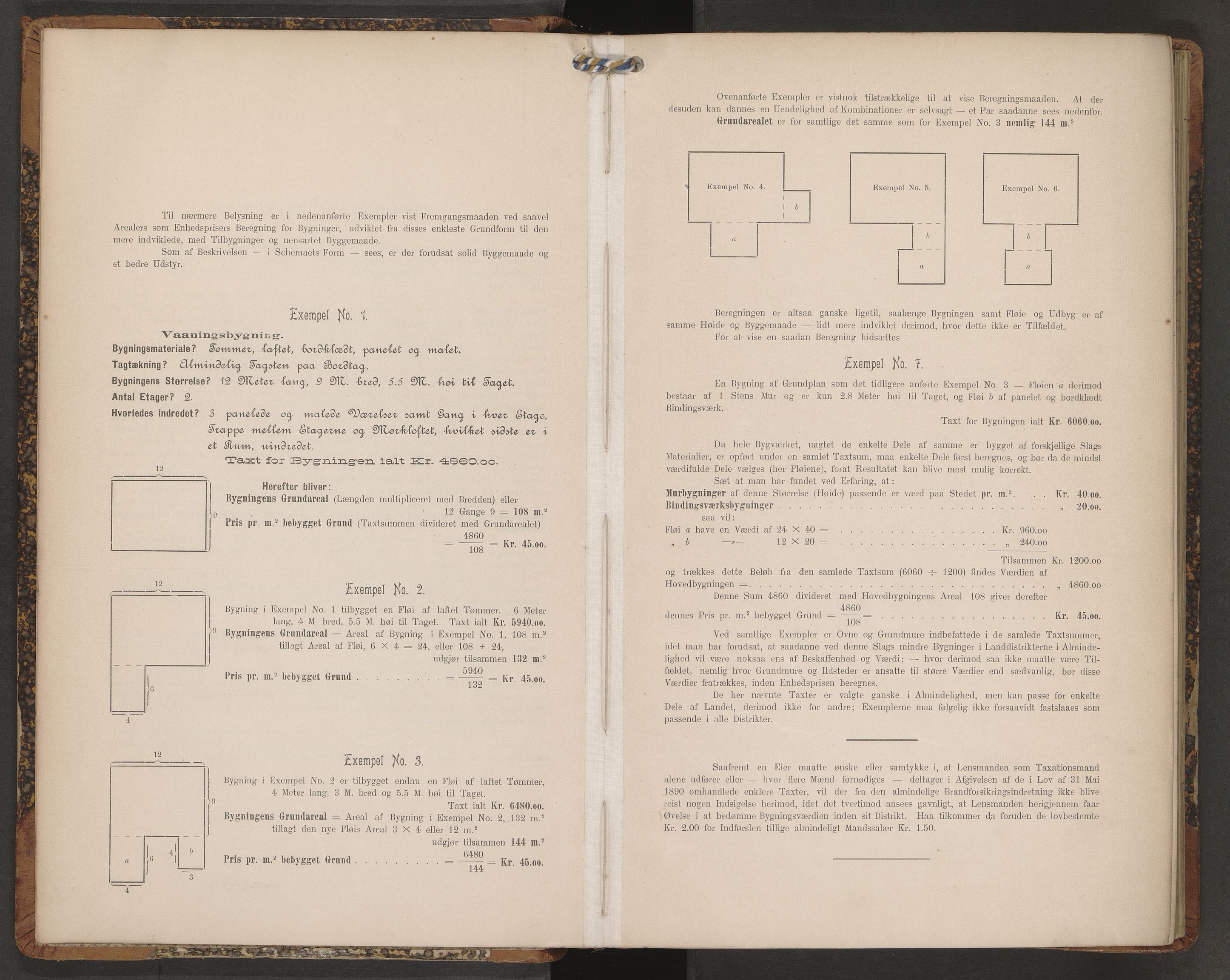 Norges Brannkasse Spangereid, AV/SAK-2241-0045/F/Fa/L0004: Branntakstprotokoll nr. 4, 1906-1918