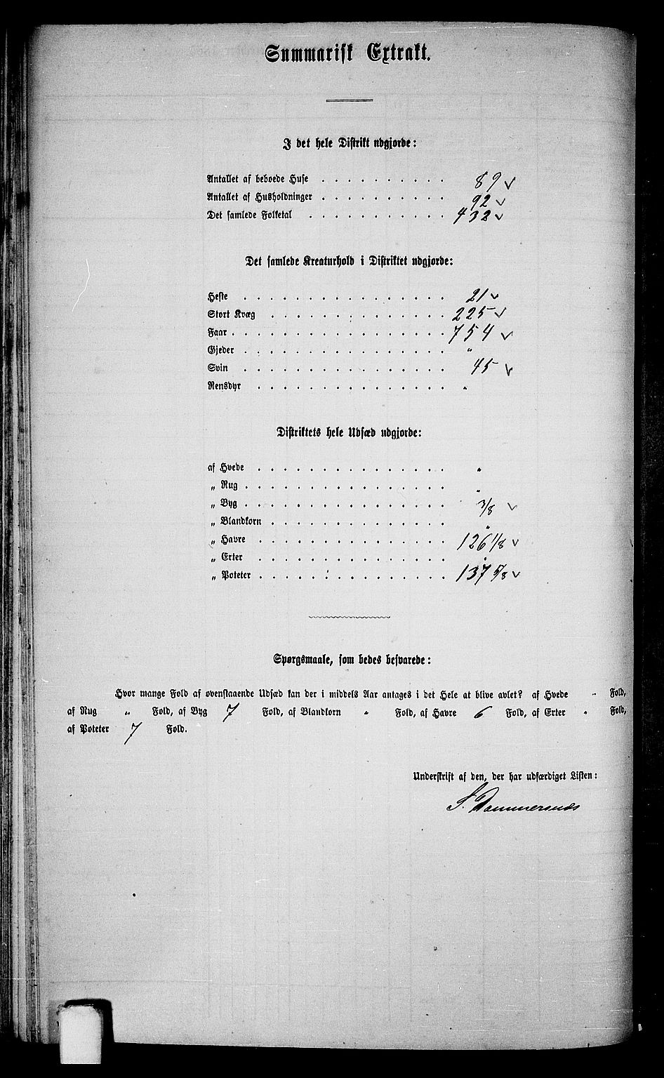 RA, Folketelling 1865 for 1213P Fjelberg prestegjeld, 1865, s. 55