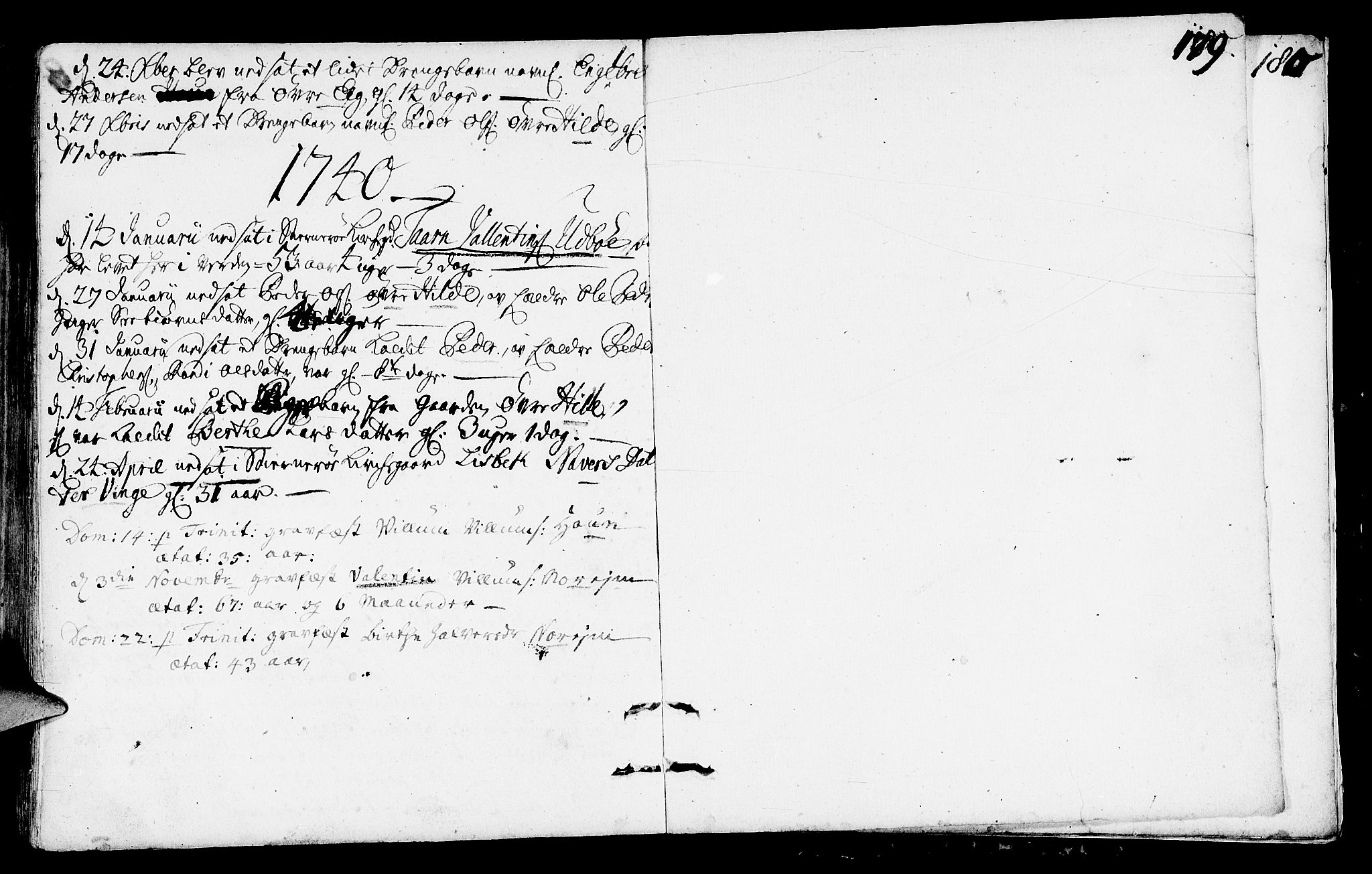Nedstrand sokneprestkontor, SAST/A-101841/01/IV: Ministerialbok nr. A 1 /2, 1724-1740, s. 179