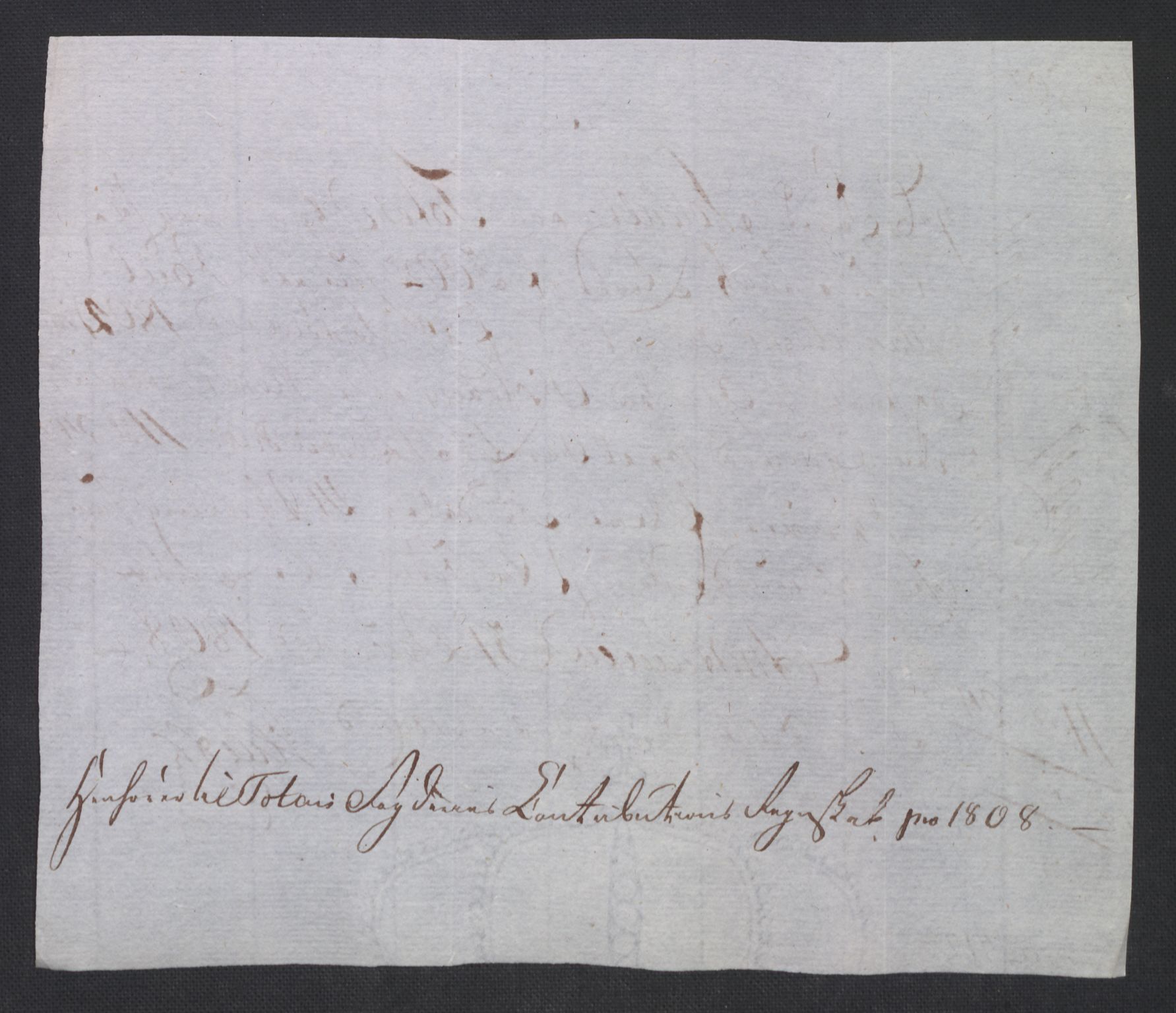 Rentekammeret inntil 1814, Reviderte regnskaper, Fogderegnskap, AV/RA-EA-4092/R19/L1396: Fogderegnskap Toten, Hadeland og Vardal, 1808, s. 683