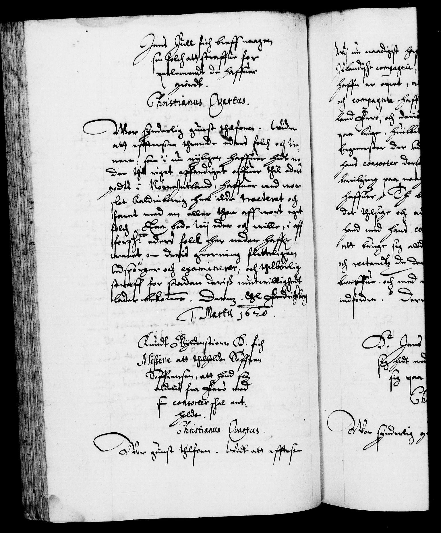 Danske Kanselli 1572-1799, AV/RA-EA-3023/F/Fc/Fca/Fcab/L0004: Norske tegnelser (mikrofilm), 1617-1627, s. 150b