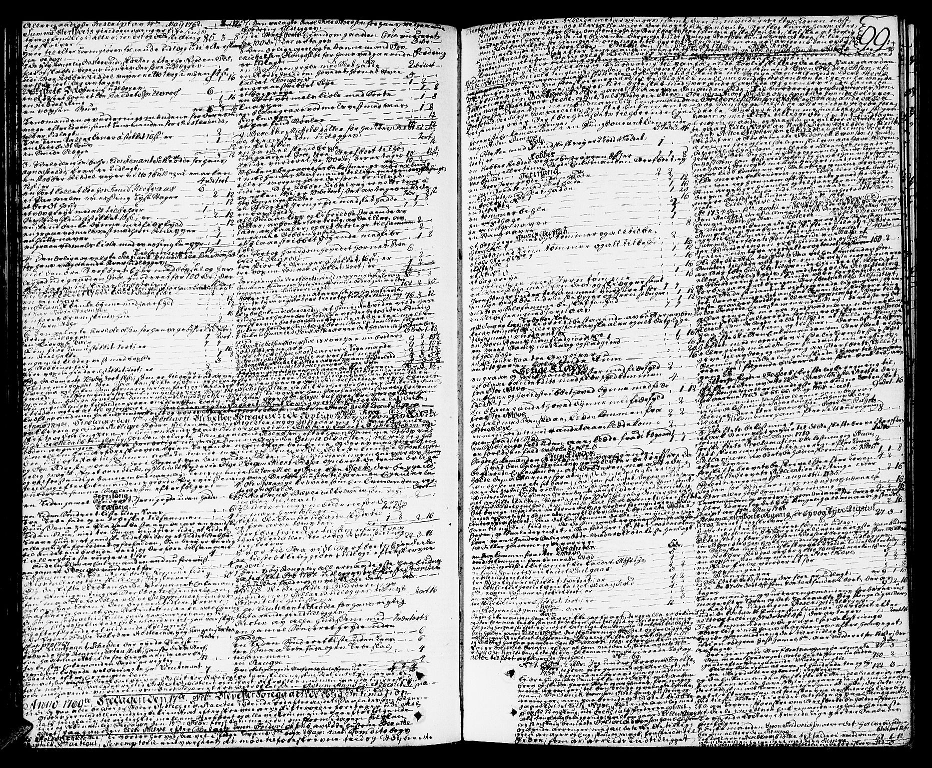 Orkdal sorenskriveri, SAT/A-4169/1/3/3Aa/L0007: Skifteprotokoller, 1767-1782, s. 98b-99a
