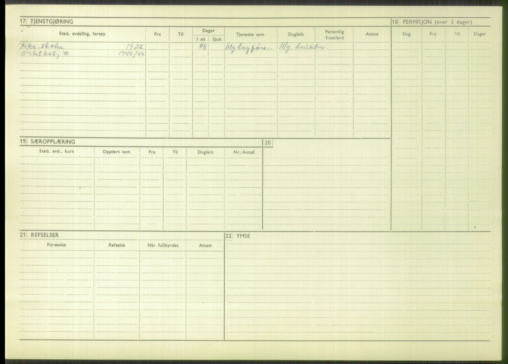 Forsvaret, Troms infanteriregiment nr. 16, AV/RA-RAFA-3146/P/Pa/L0016: Rulleblad for regimentets menige mannskaper, årsklasse 1932, 1932, s. 1258