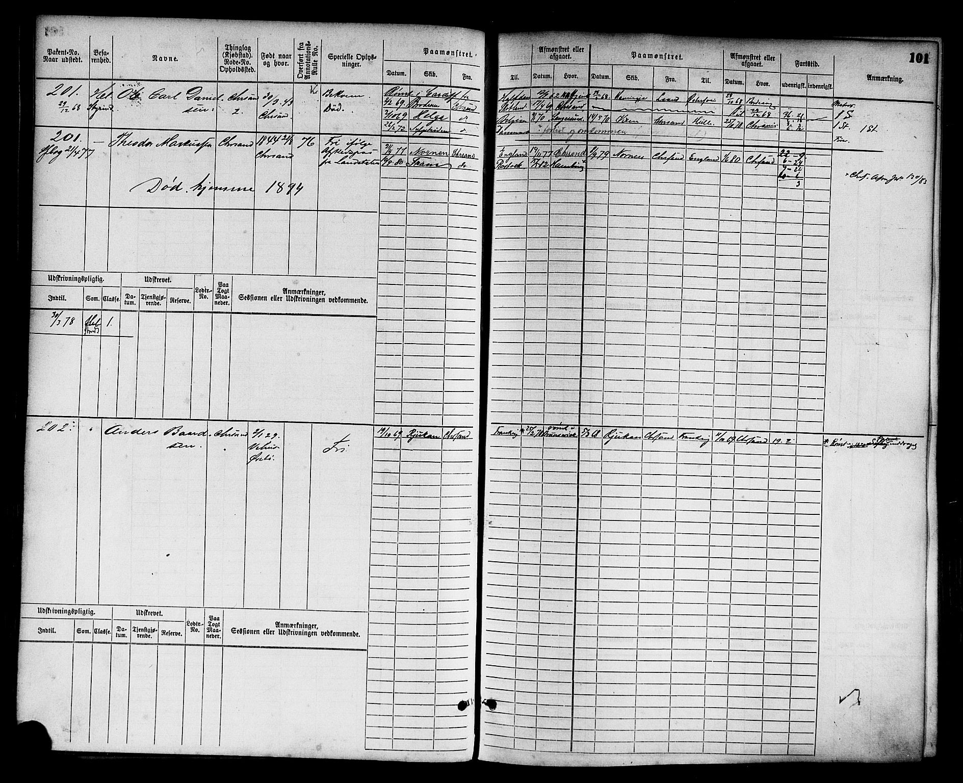 Kristiansand mønstringskrets, AV/SAK-2031-0015/F/Fb/L0003: Hovedrulle nr 1-762, I-10, 1860-1911, s. 112