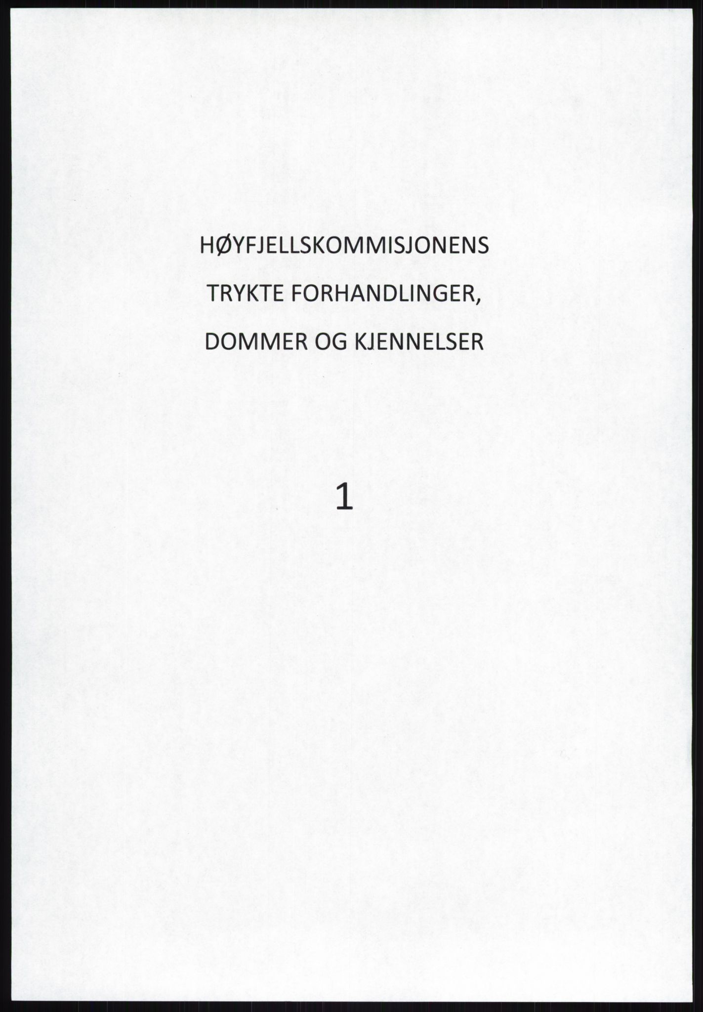 Høyfjellskommisjonen, RA/S-1546/X/Xa/L0001: Nr. 1-33, 1909-1953, s. 2