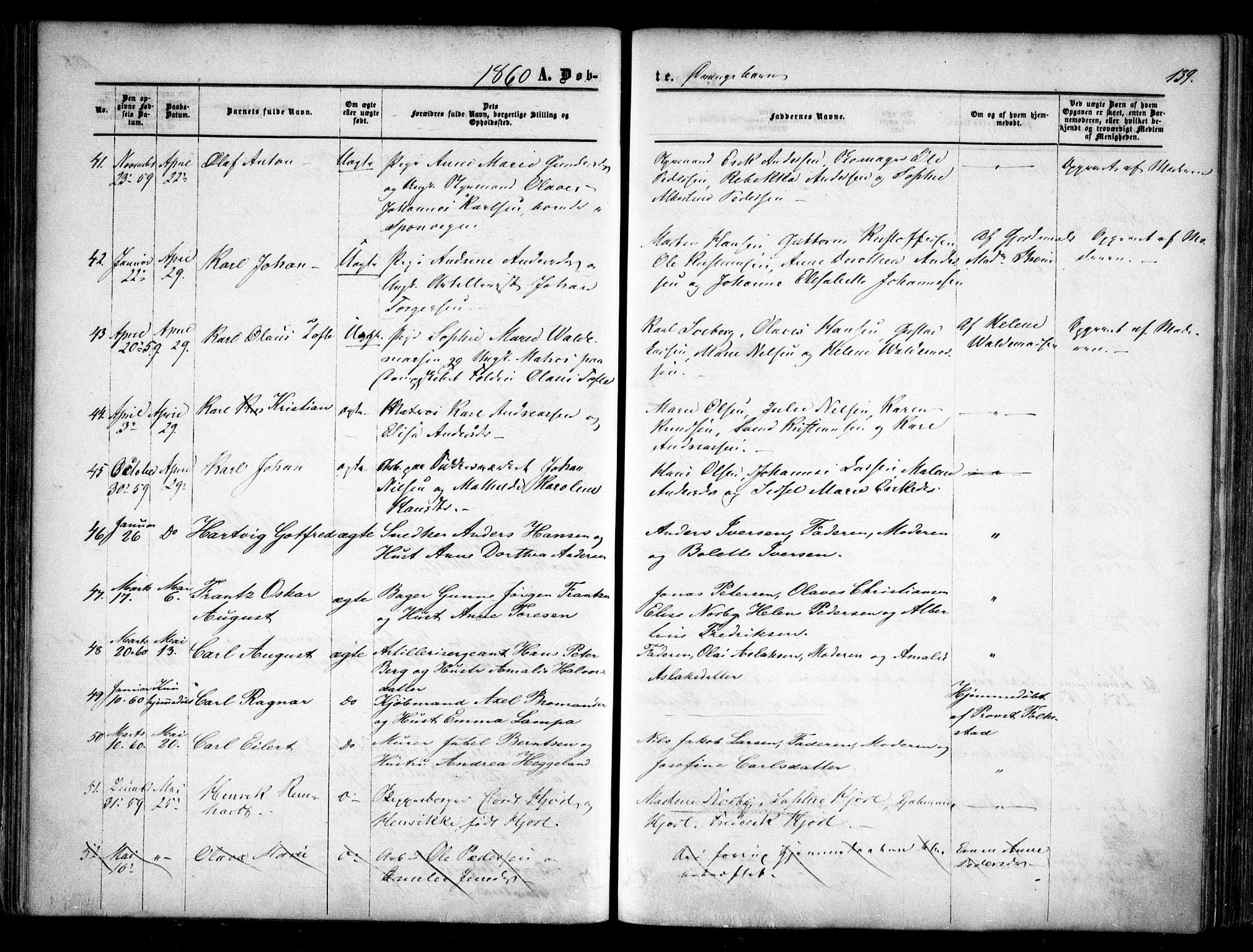 Halden prestekontor Kirkebøker, AV/SAO-A-10909/F/Fa/L0007: Ministerialbok nr. I 7, 1857-1865, s. 139