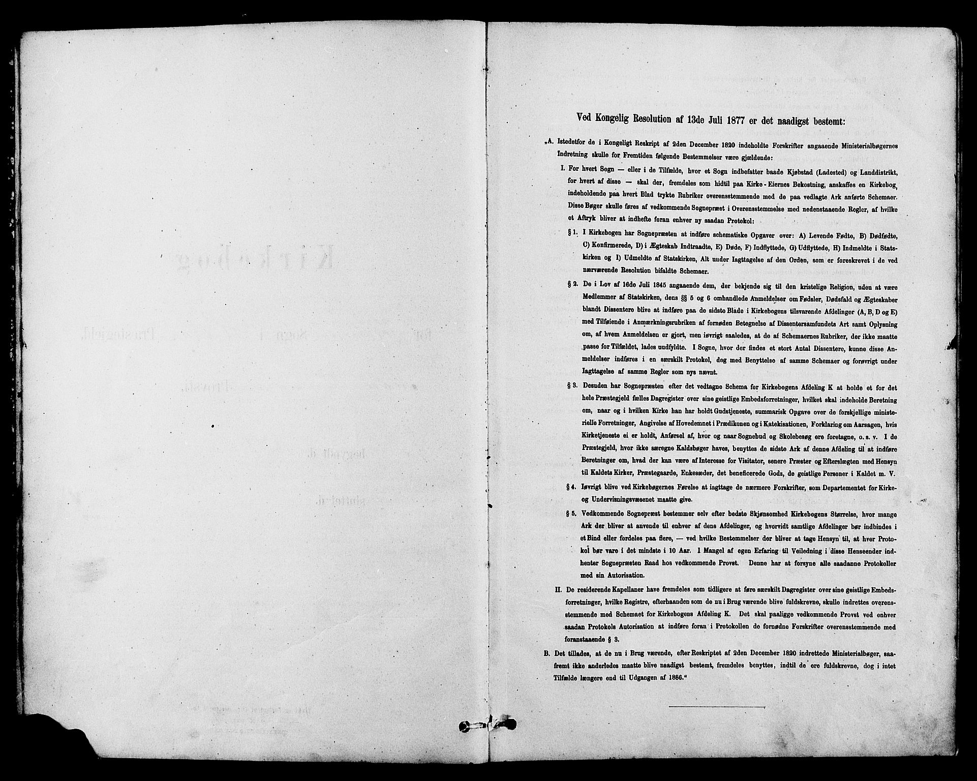 Heddal kirkebøker, SAKO/A-268/G/Ga/L0002: Klokkerbok nr. I 2, 1879-1908