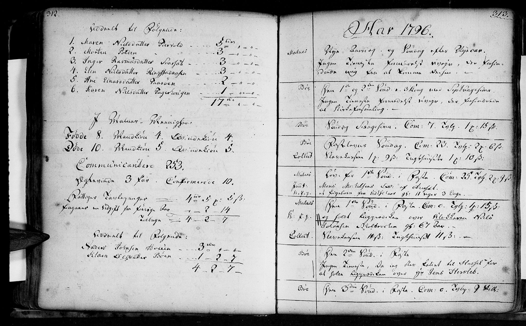 Ministerialprotokoller, klokkerbøker og fødselsregistre - Nordland, AV/SAT-A-1459/891/L1297: Ministerialbok nr. 891A02, 1759-1820, s. 412-413