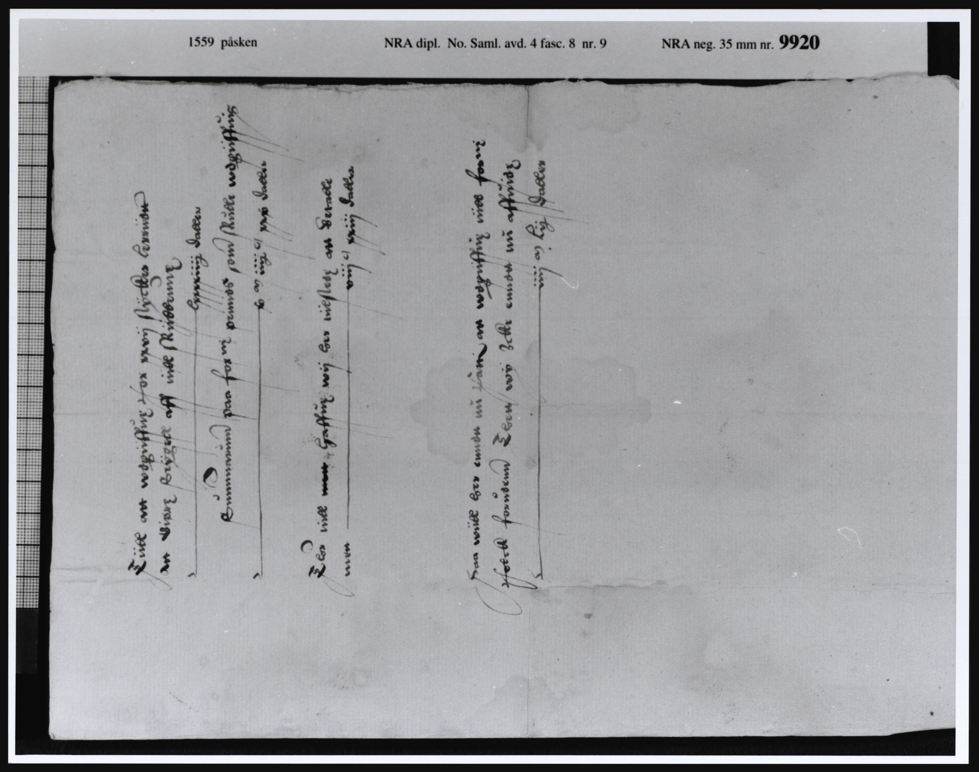 Riksarkivets diplomsamling, RA/EA-5965/F10, 1309-1569, s. 262