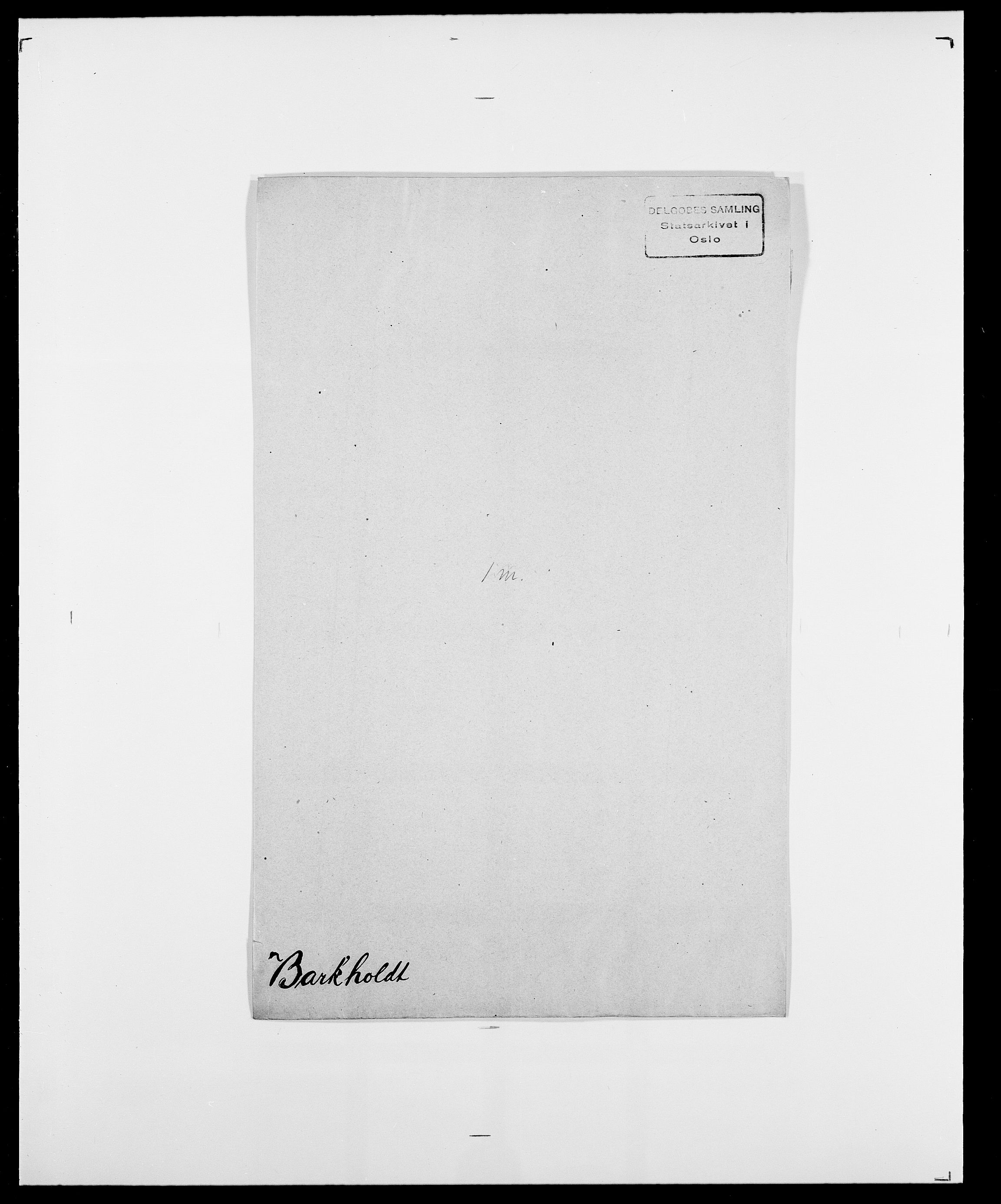 Delgobe, Charles Antoine - samling, AV/SAO-PAO-0038/D/Da/L0003: Barca - Bergen, s. 345