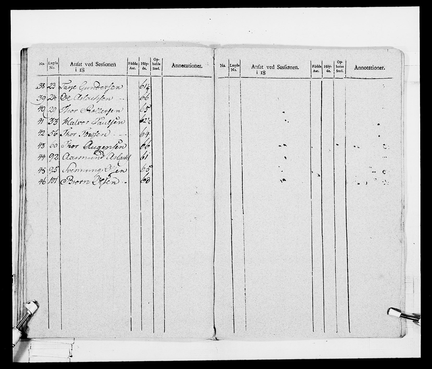 Generalitets- og kommissariatskollegiet, Det kongelige norske kommissariatskollegium, AV/RA-EA-5420/E/Eh/L0115: Telemarkske nasjonale infanteriregiment, 1802-1805, s. 234